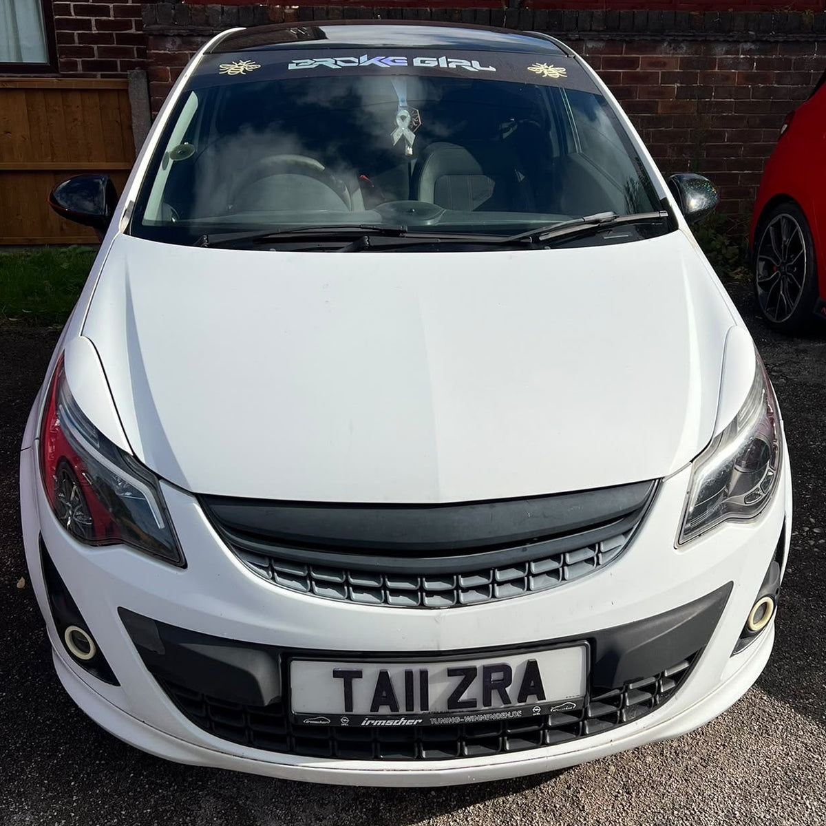 CMS Headlight Eyebrows - Vauxhall / Opel Corsa D inc VXR (Painted Finishes)