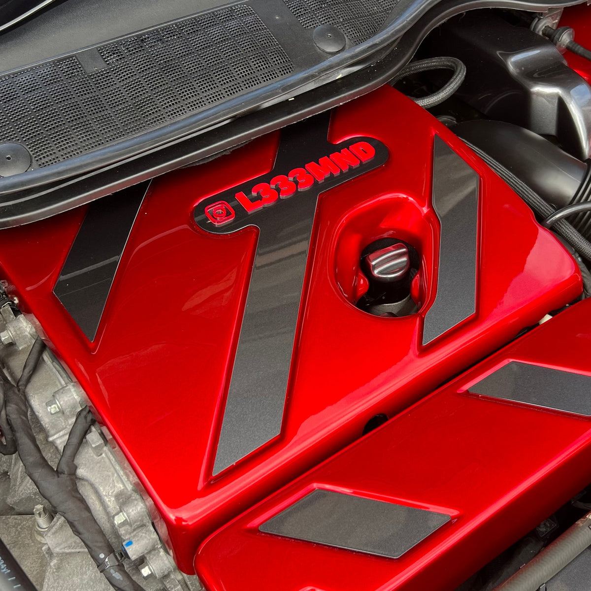 Custom Engine Cover Badge Plates (4D Acrylic)