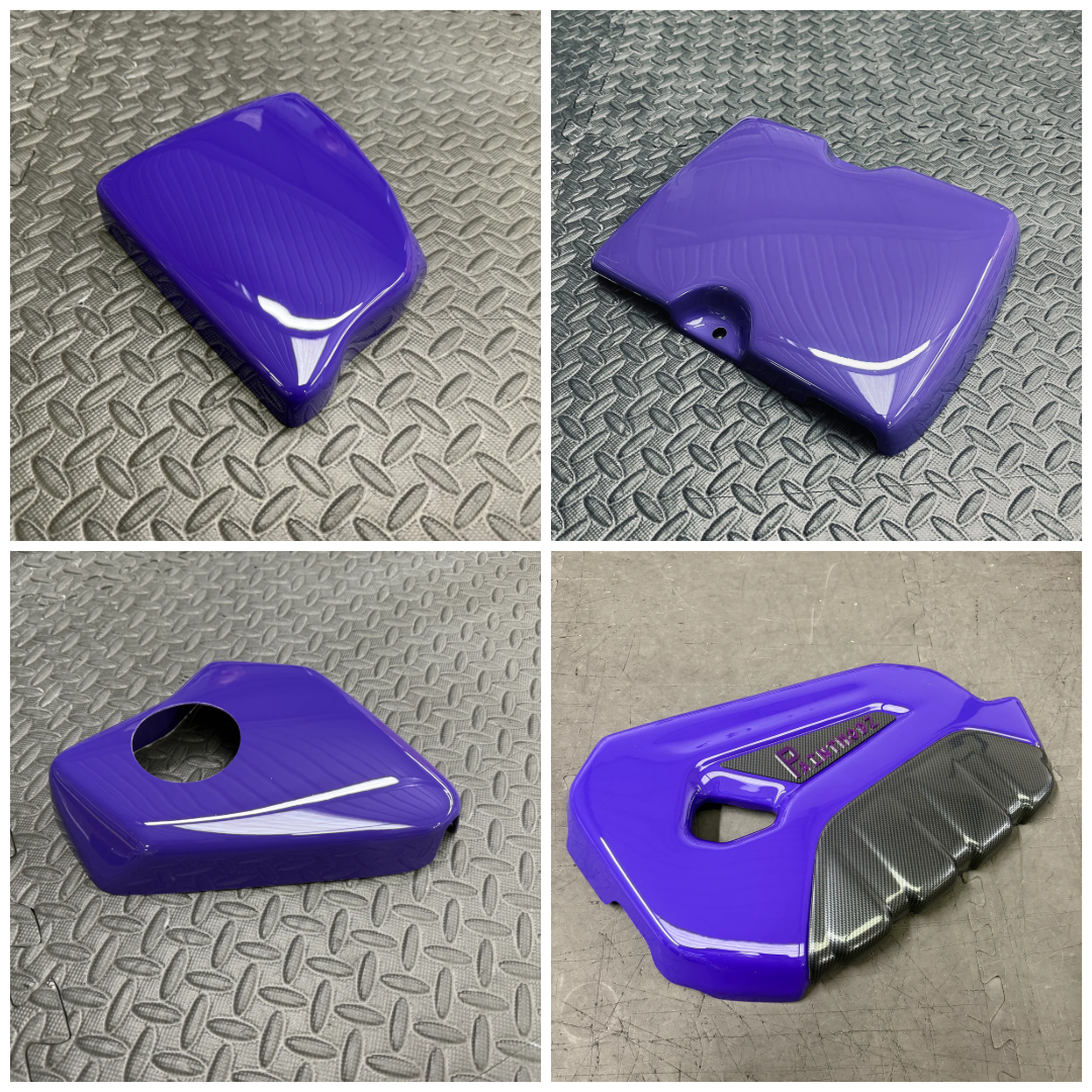 Proform Small Engine Bay Dress Up Kit Bundle - Fiesta Mk7.5 ST180 - Gloss Purple Plastic