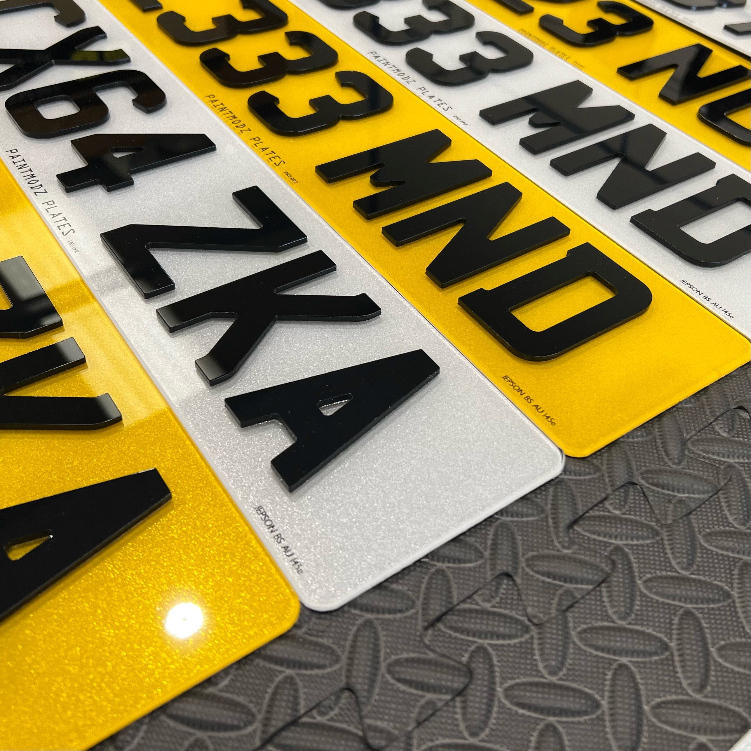 Number Plates 4D Acrylic - Road Legal