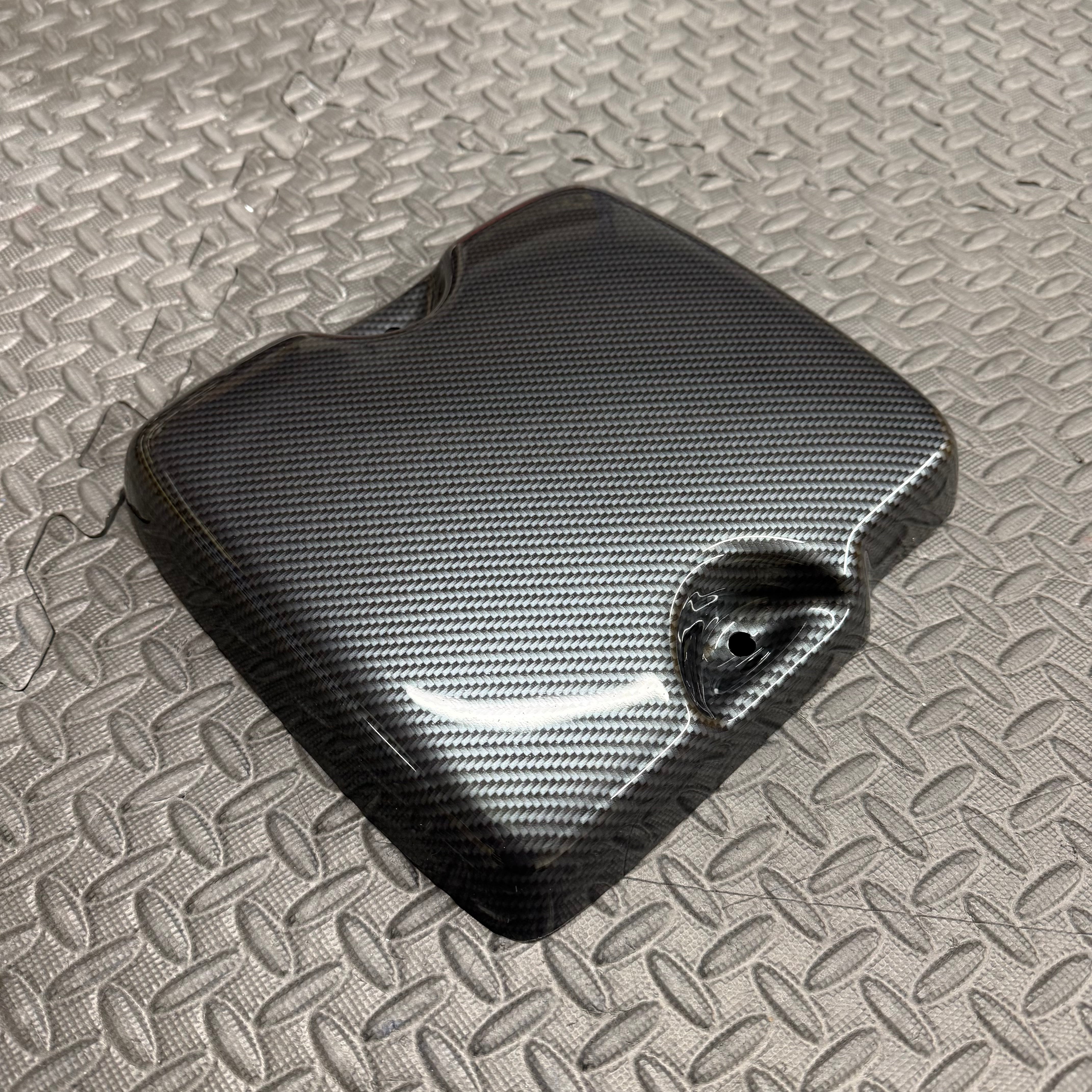 Proform Battery Cover - Mk6 Ford Fiesta 2004-2009 - Deluxe Carbon Fibre Effect Plastic
