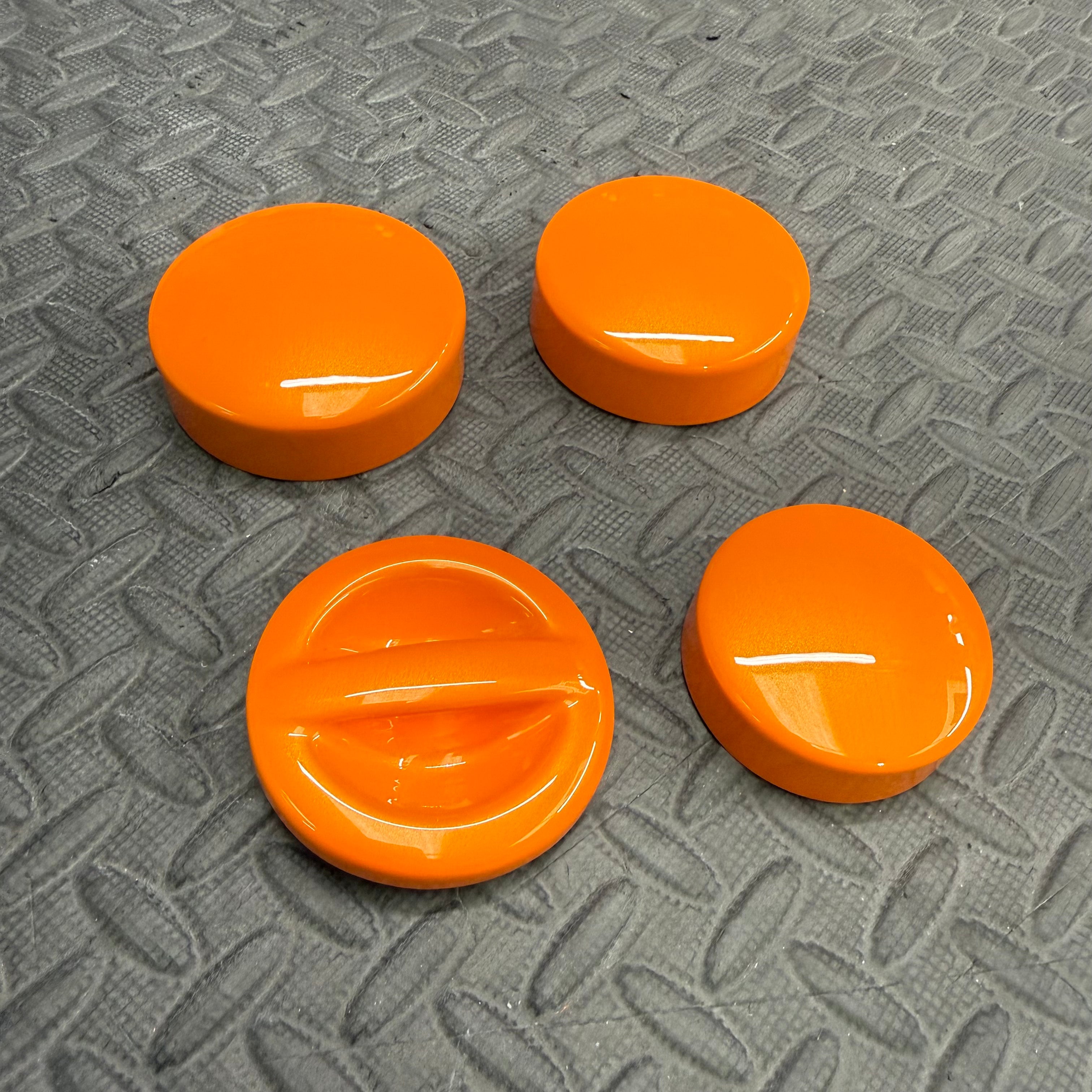 Proform Engine Cap Cover Kit - Mk2 Focus RS/ST - Painted Electric Orange