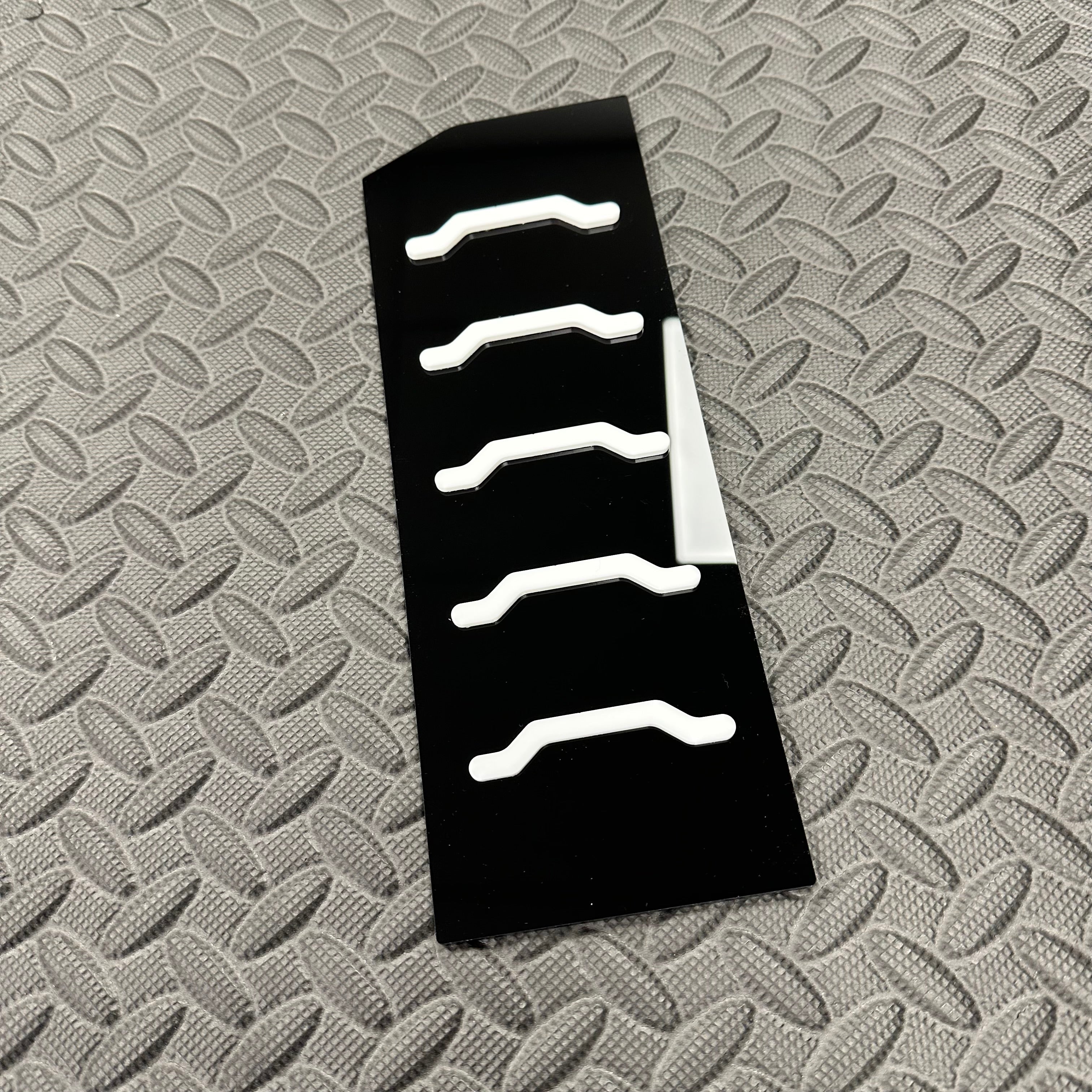 Proform Dead Pedal / Foot Rest Plate - Fits Hyundai i20N - Left Hand Drive - White Detail