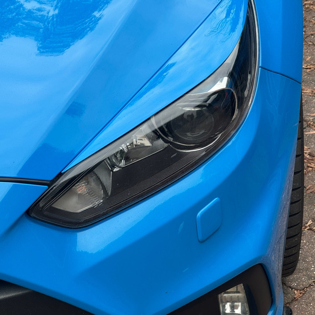 CMS Headlight Eyebrows - Mk3.5 Focus - Painted Nitrous Blue