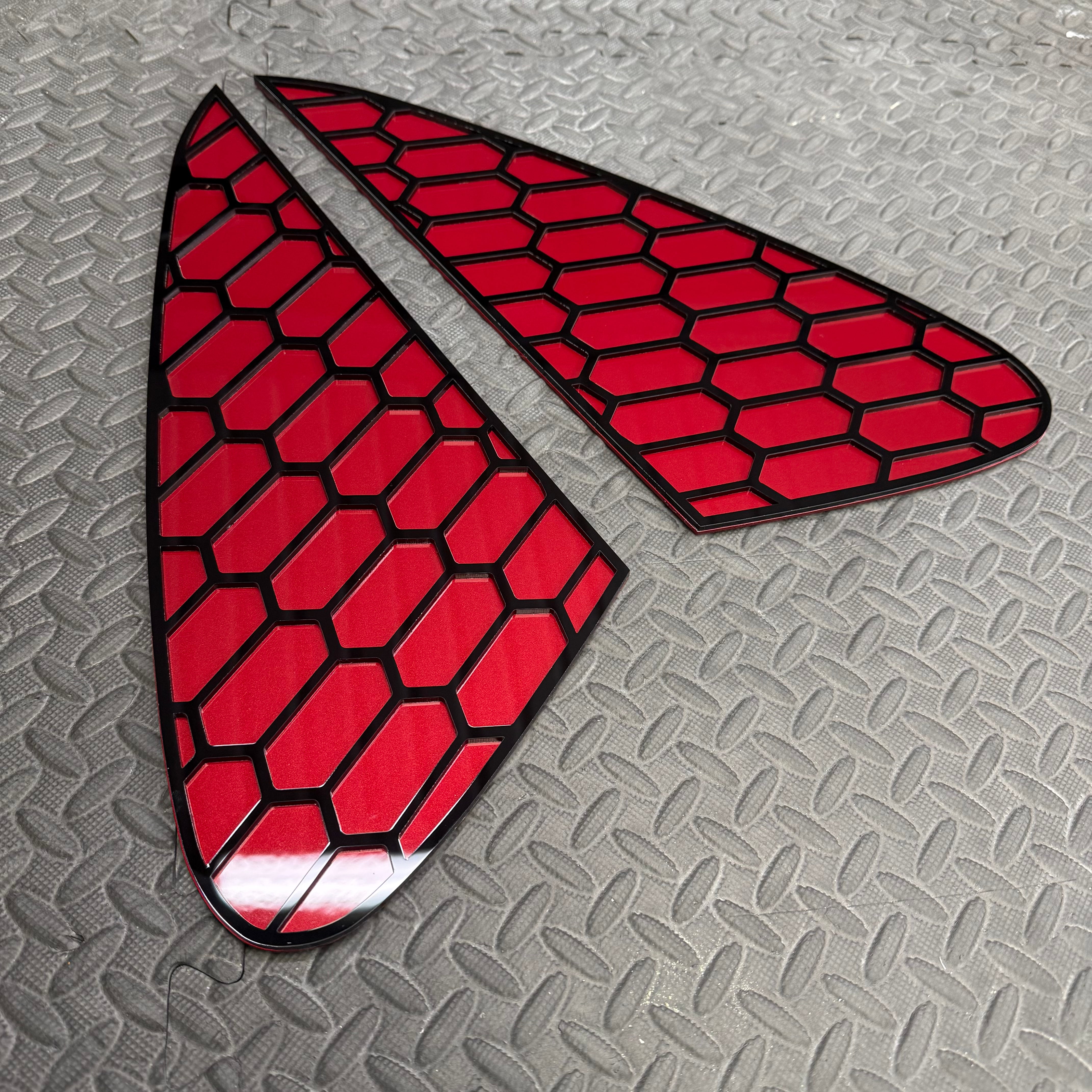 Proform Rear Quarter Window Inserts (Pair) - Fits Hyundai i30 / i30N Hatchback (Painted Finishes)