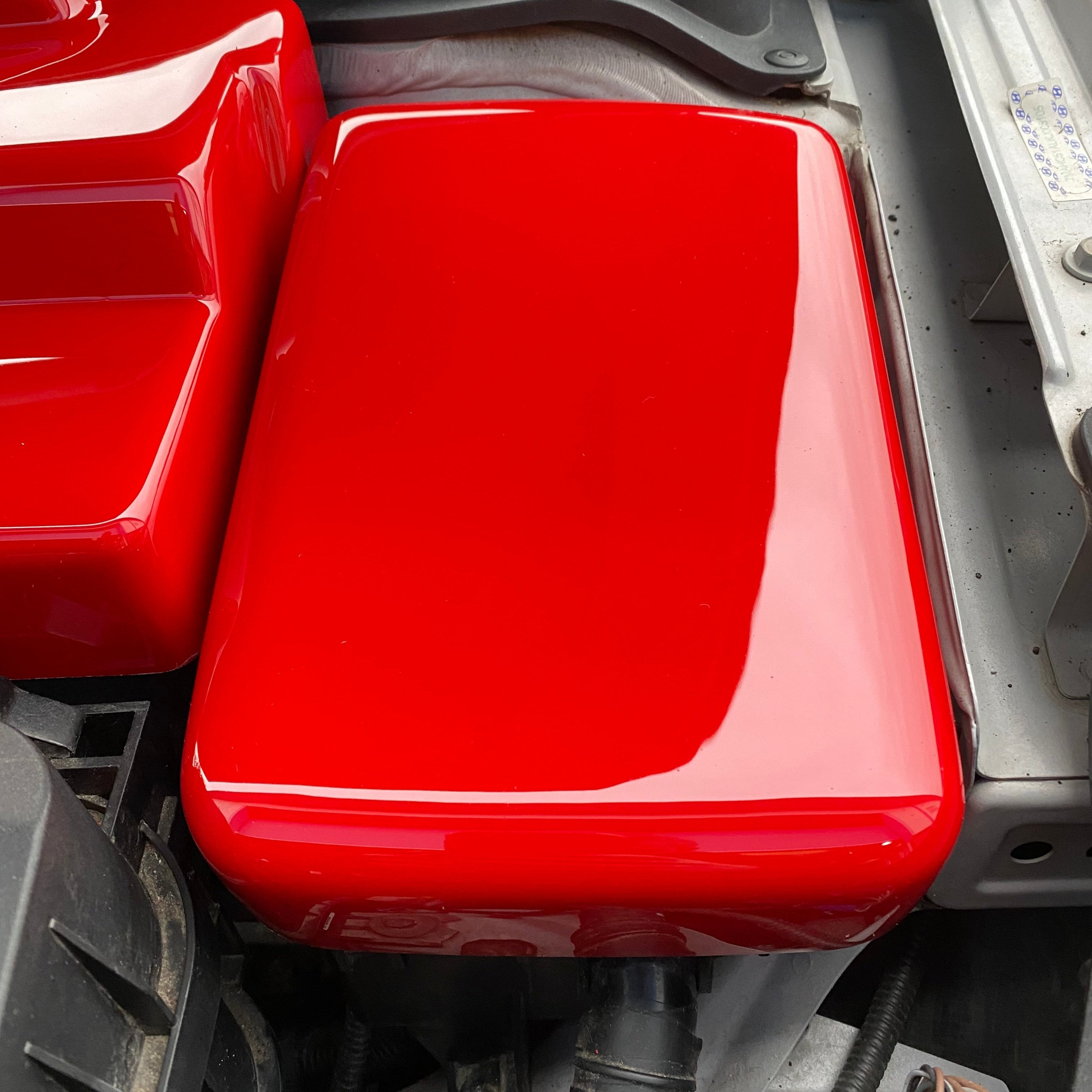 Proform Fuse Box Cover - Fits Hyundai i30/Veloster N - Gloss Red Plastic