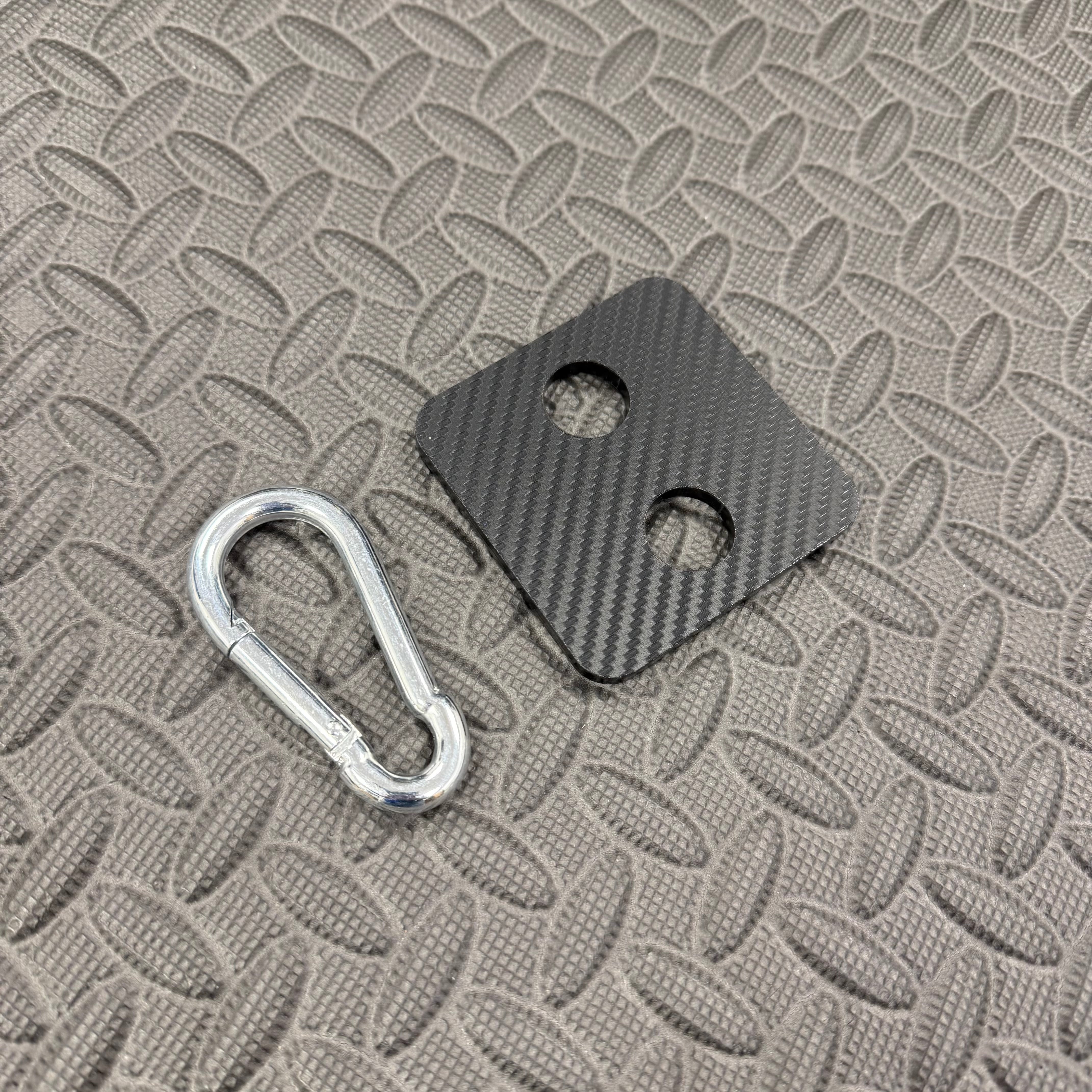 Proform Universal Bonnet Prop Extension Piece, 5mm Carbon Acrylic, Small (80x80mm)