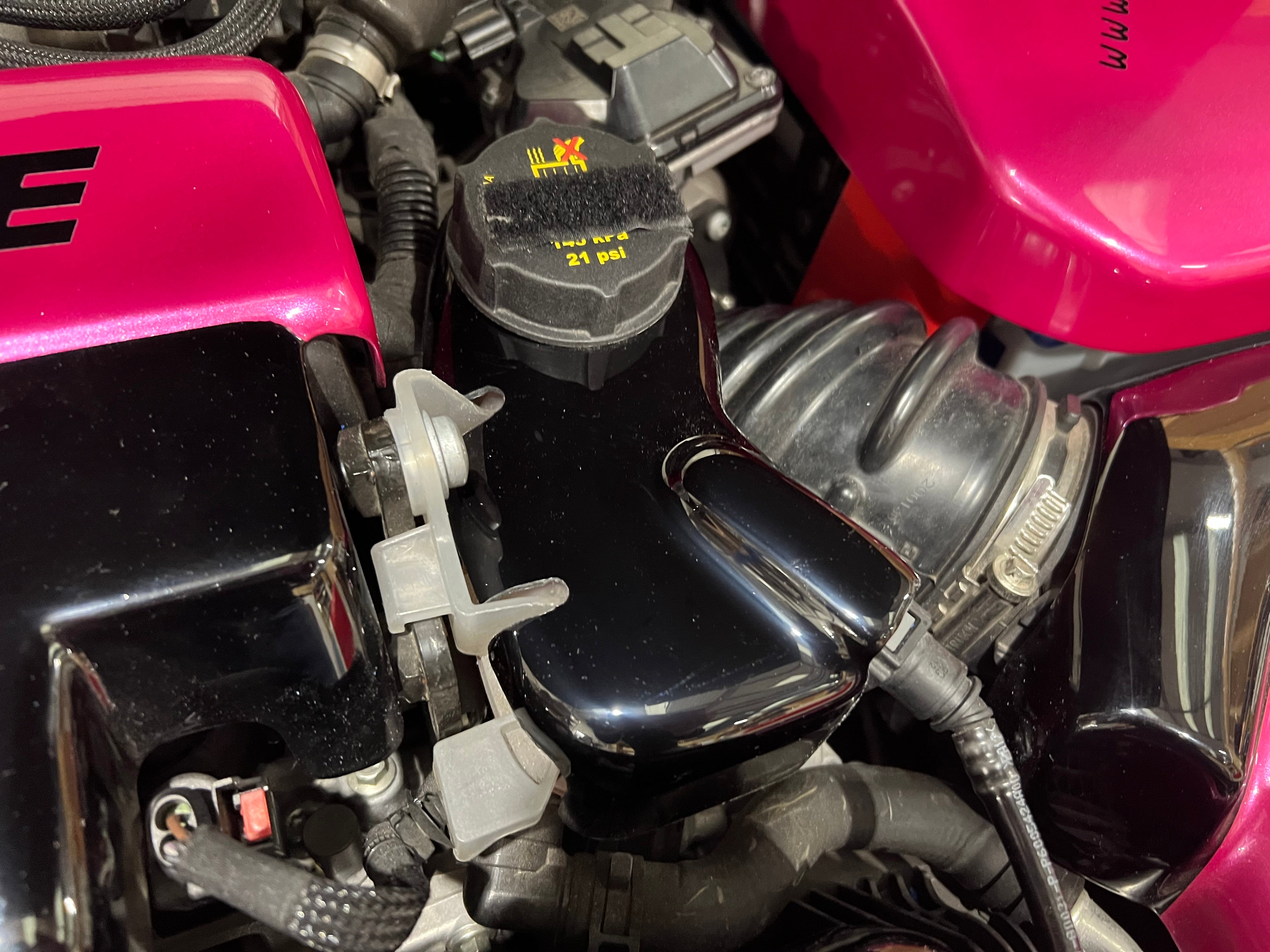 Proform Charge Cooler Bottle Cover - Mk4 Ford Focus ST Diesel (Plastic Finishes)