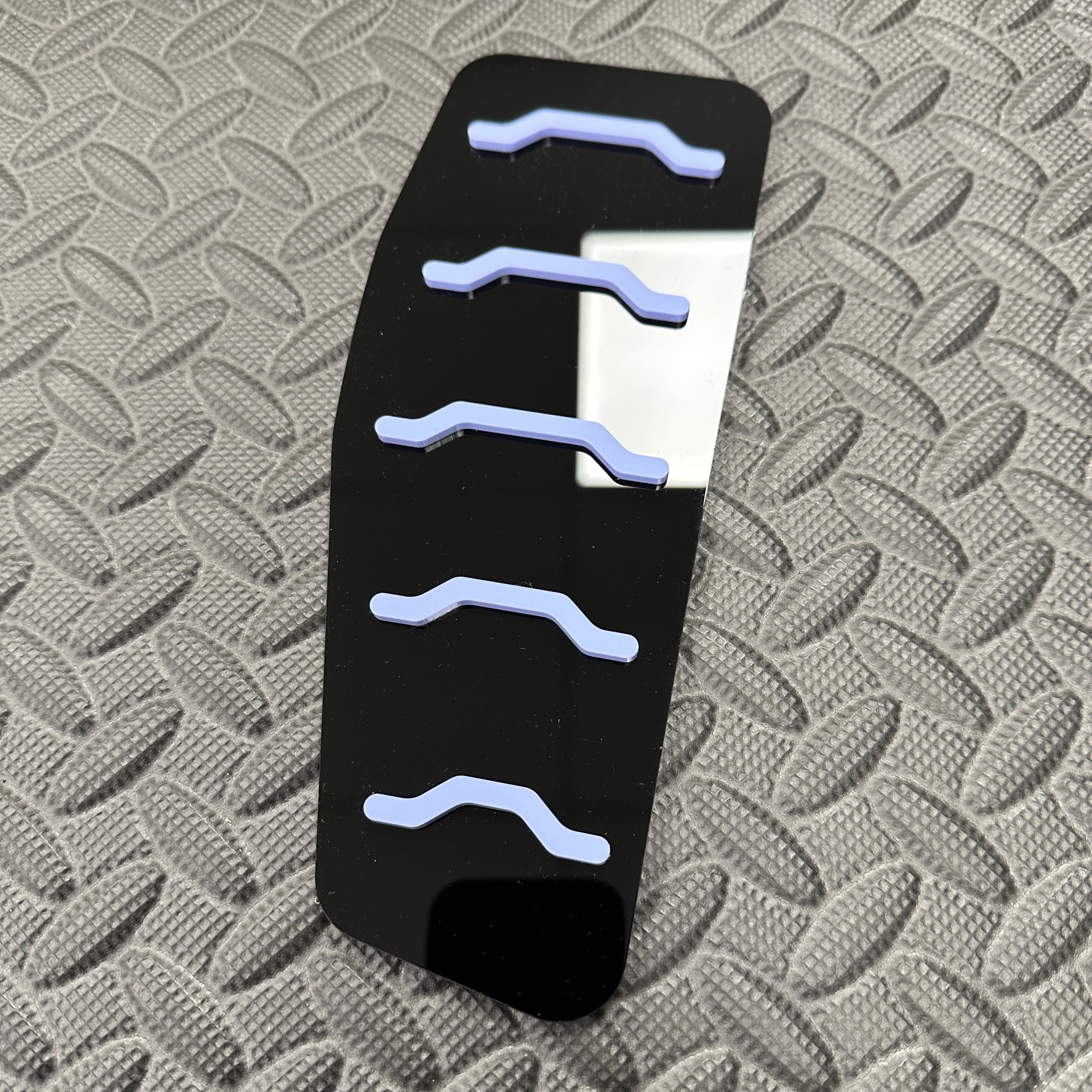 Proform Dead Pedal / Foot Rest Plate - Fits Hyundai i30N - Right Hand Drive - Light Purple (Hyundai Performance Blue) Detail