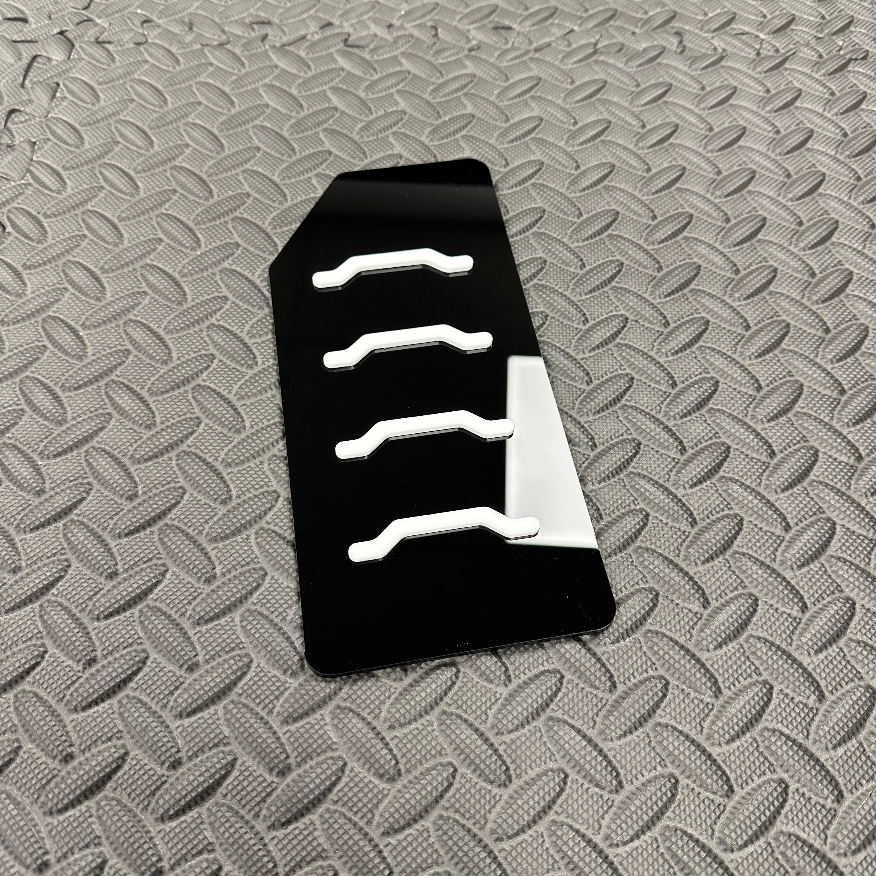 Proform Dead Pedal / Foot Rest Plate - Fits Hyundai i30N - Left Hand Drive - White Detail