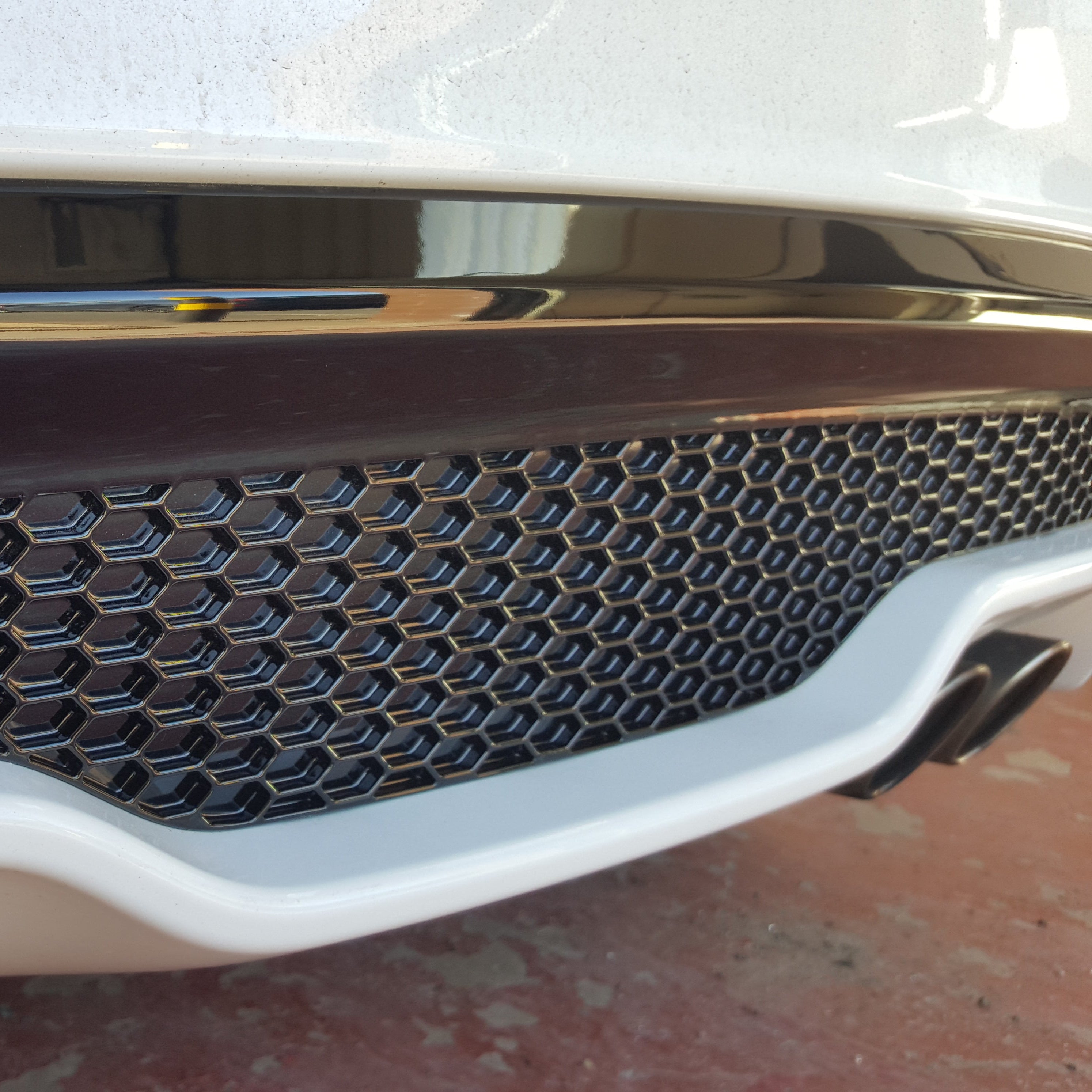 Mk7.5 Fiesta ST180/ST200 Bumper Plastics Set - Painted Gloss Black