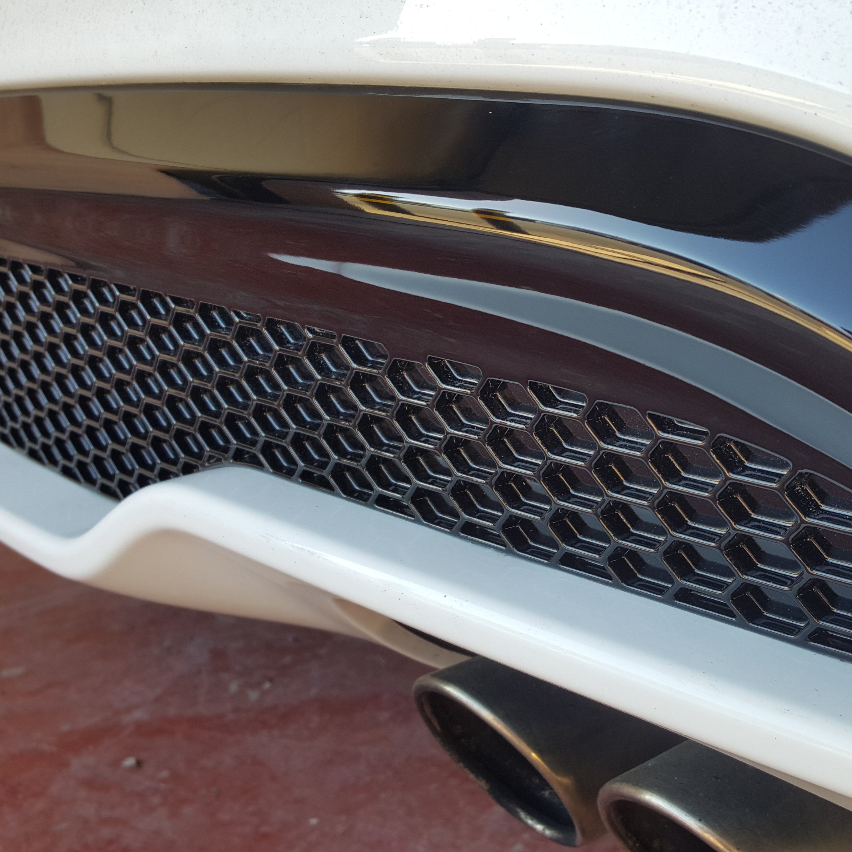 Mk7.5 Fiesta ST180/ST200 Bumper Plastics Set - Painted Gloss Black