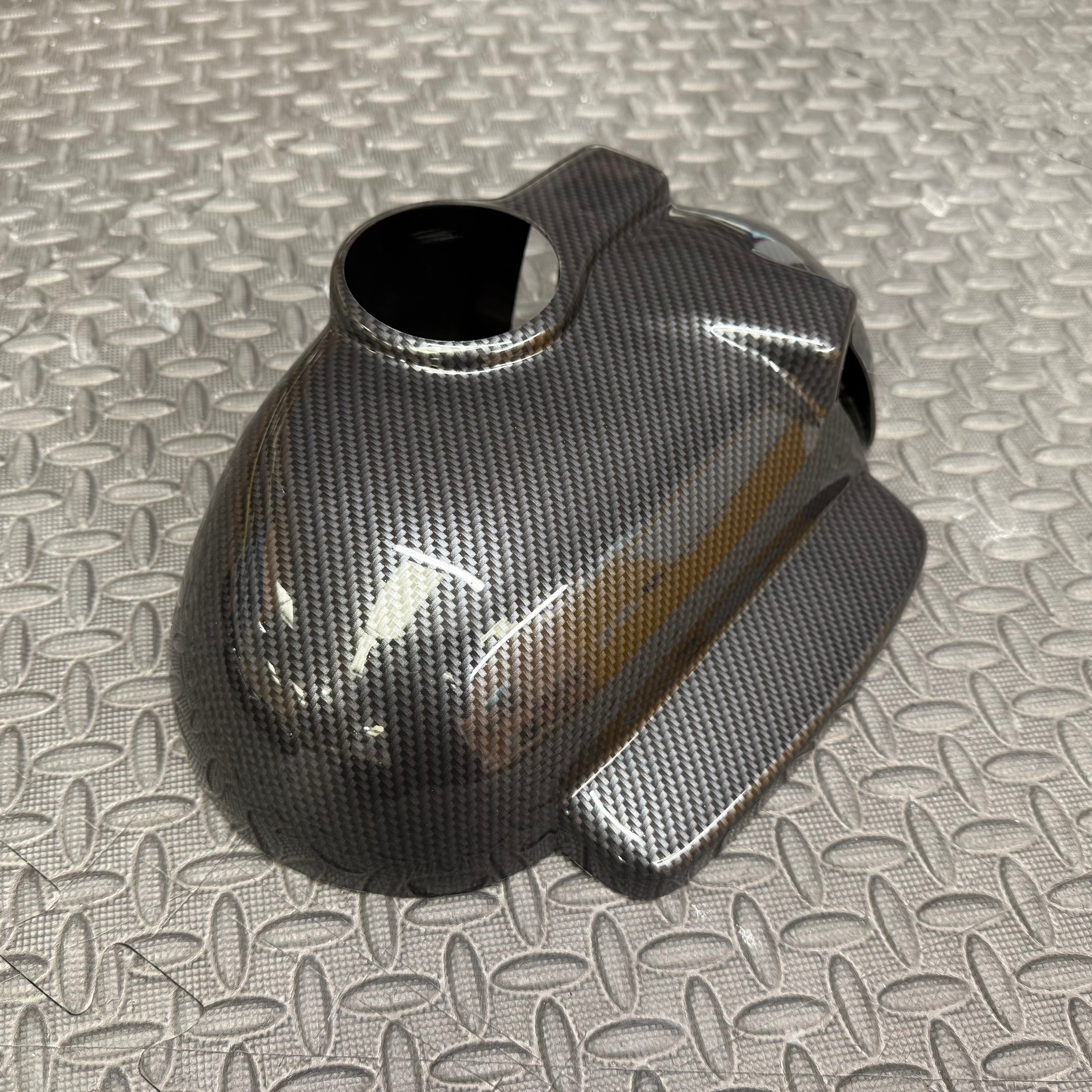 Proform Mustang (6th Generation) Coolant Tank Cover - Deluxe Carbon Fibre Effect Plastic