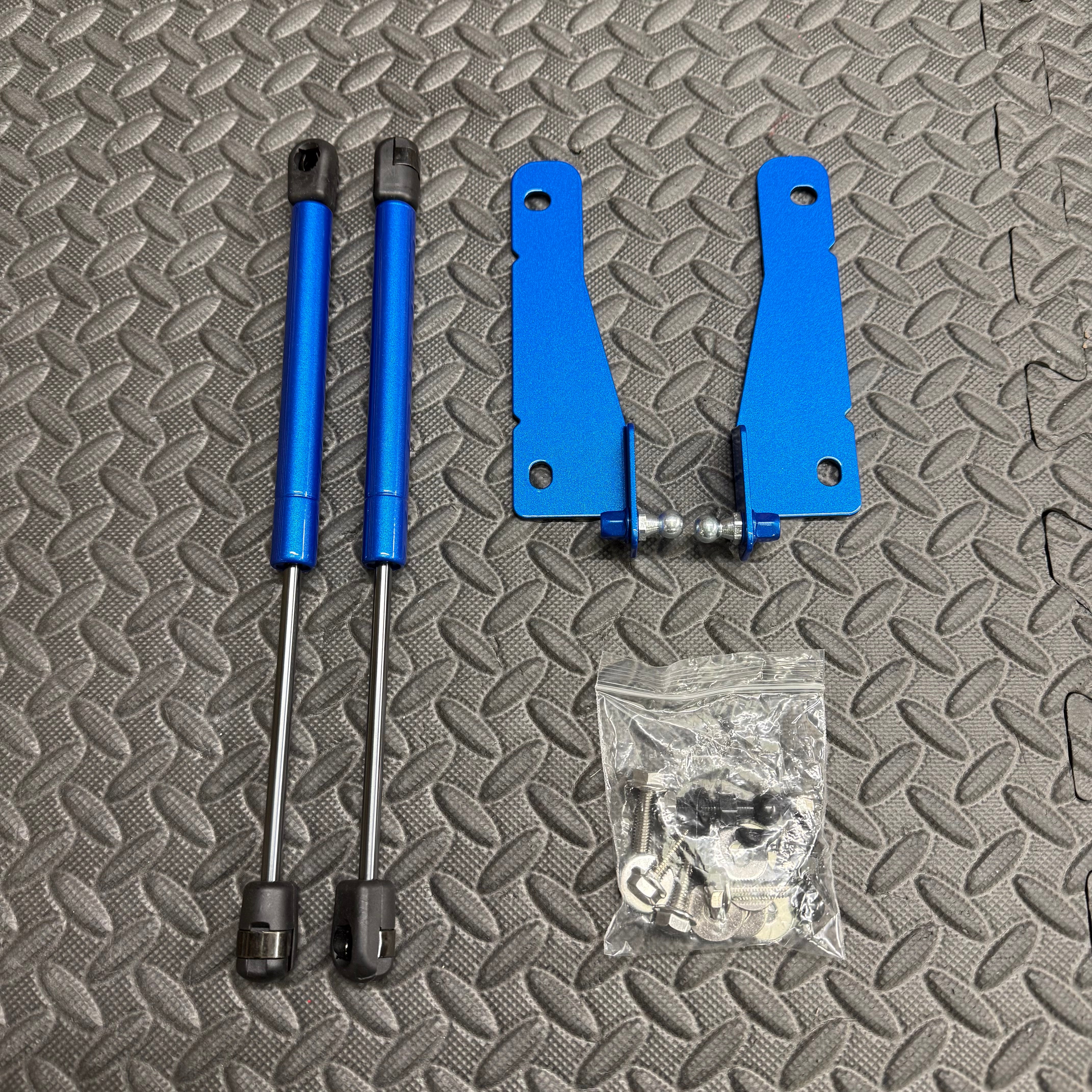 Mk2/2.5 Puma inc ST Gas Strut Bonnet Lifters - Painted Desert Island Blue