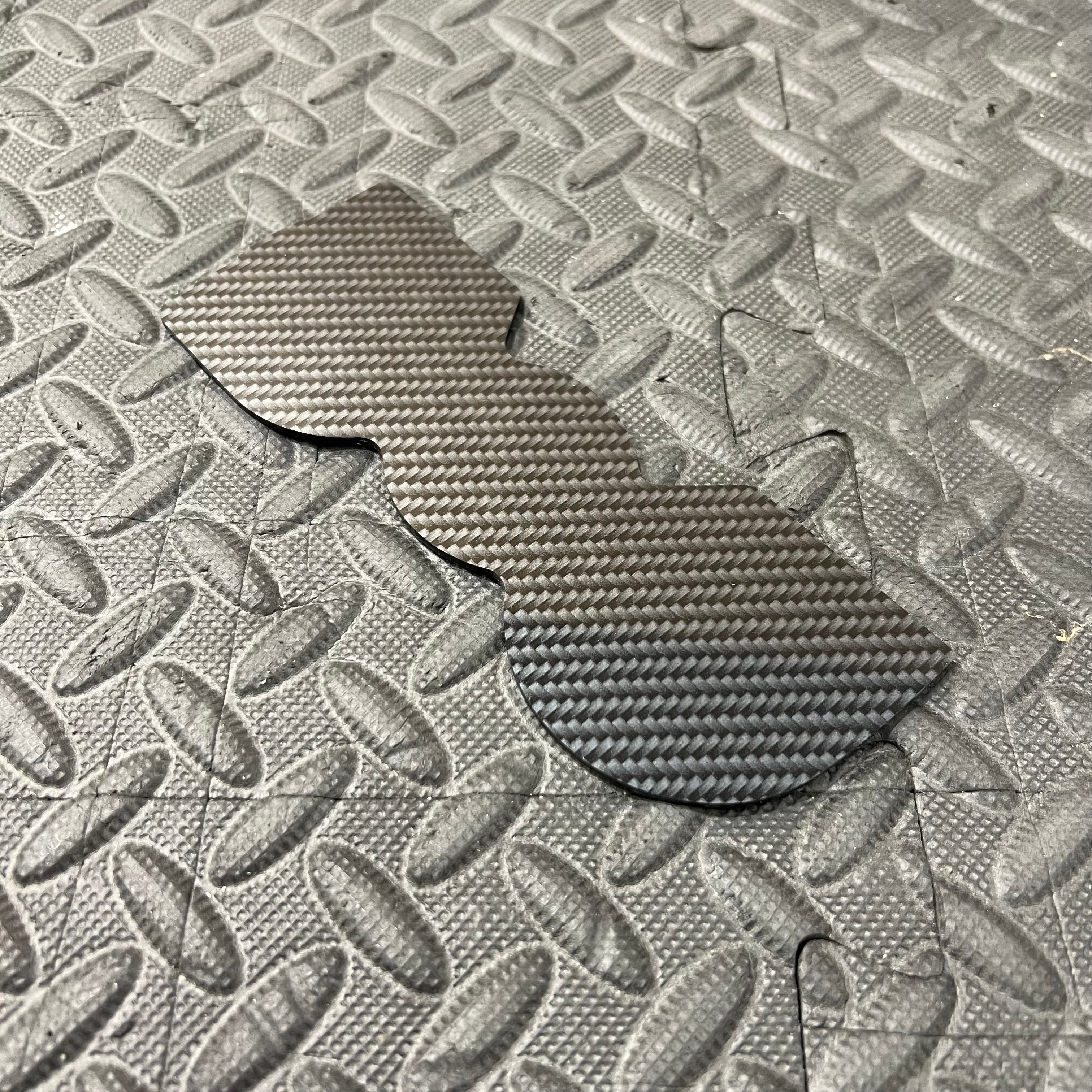 Proform - Mk2.5 Focus Cup Holder Insert Plate - Deluxe Carbon Fibre Effect Plastic