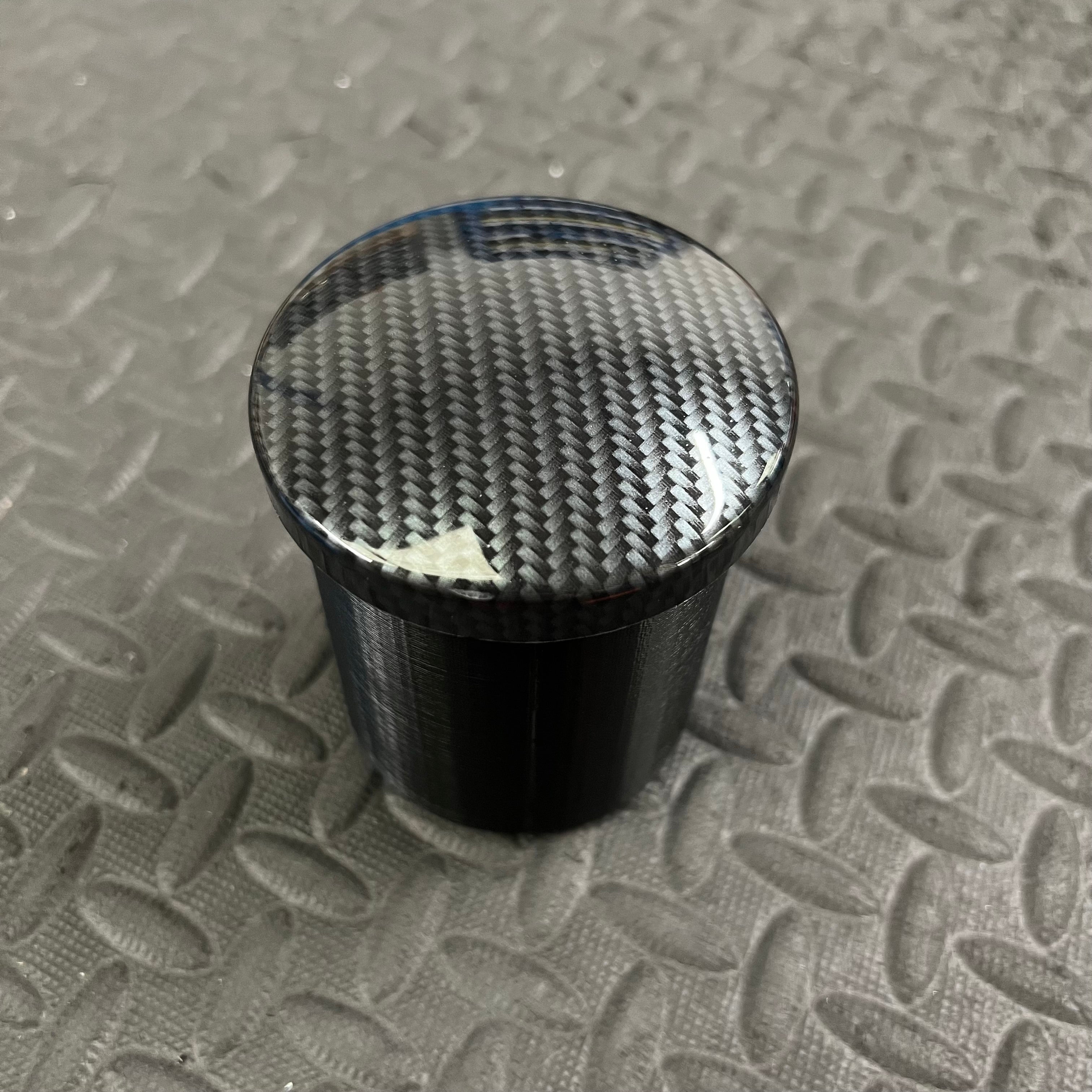 Proform Universal Coin Holder/Storage Pot - Deluxe Carbon Fibre Effect Plastic