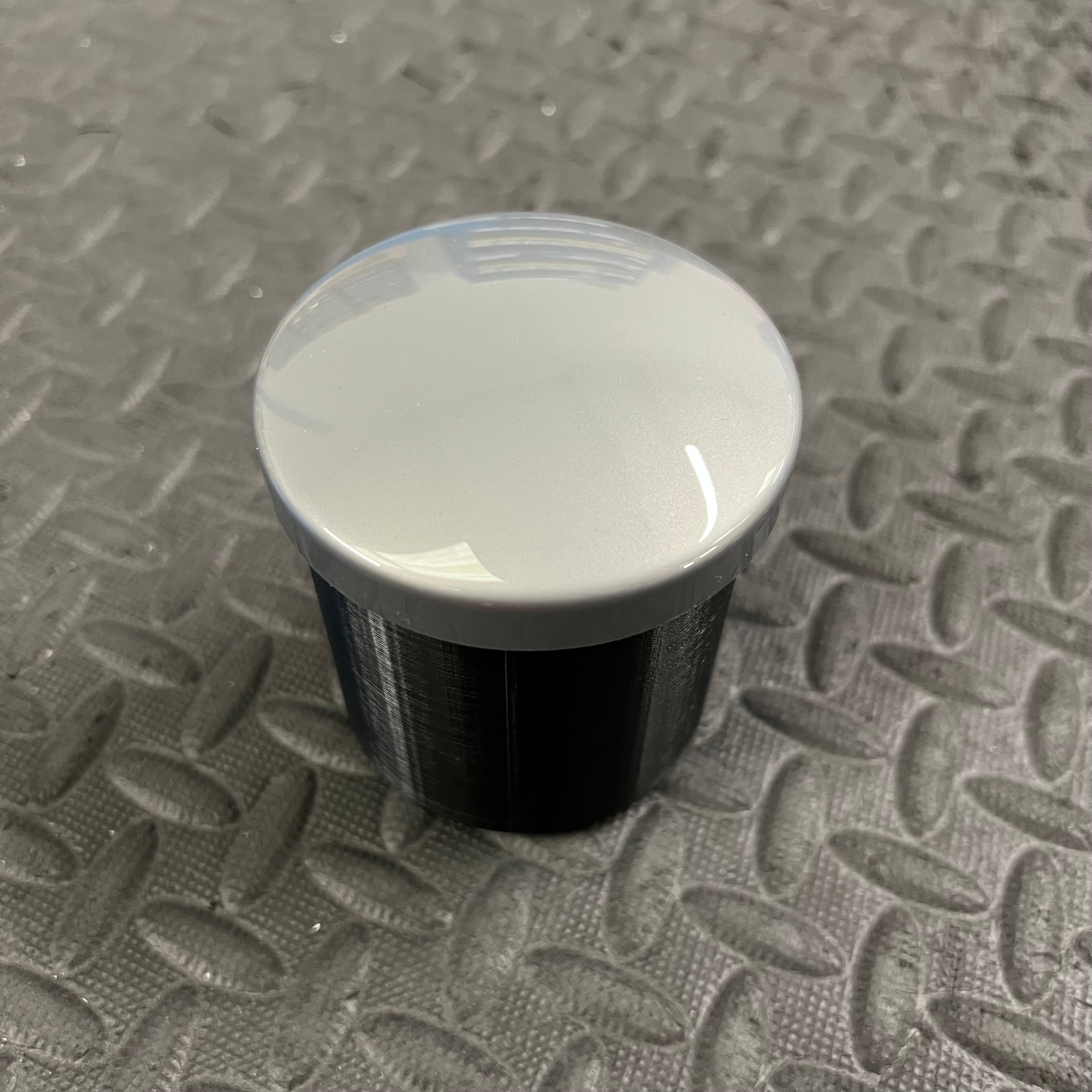 Proform Universal Coin Holder/Storage Pot - Gloss Grey Plastic