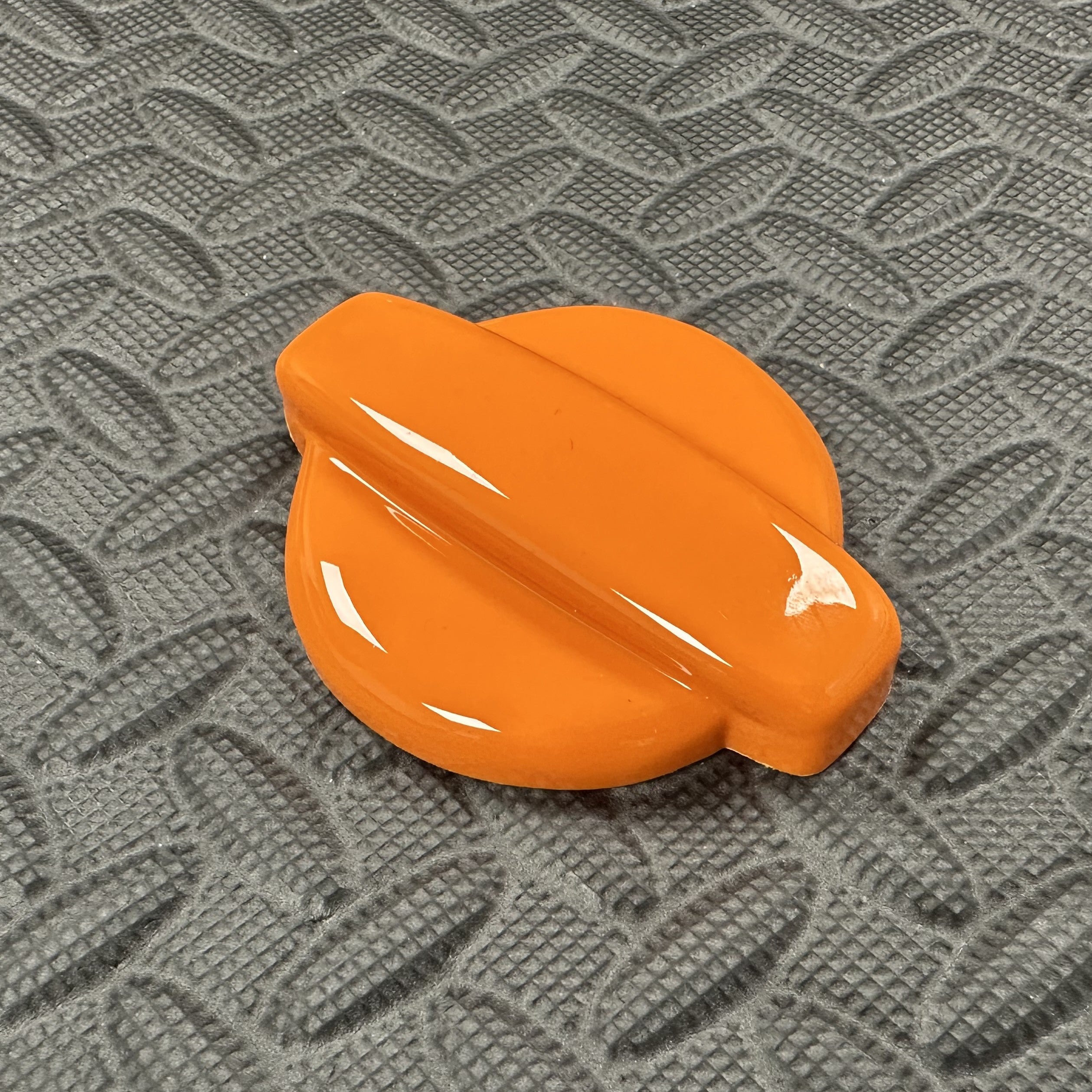 Proform Screen Washer Bottle Cap Cover (Plastic Finishes) - Fits Hyundai i20 / i30 / Kona N / Veloster N - Gloss Orange Plastic