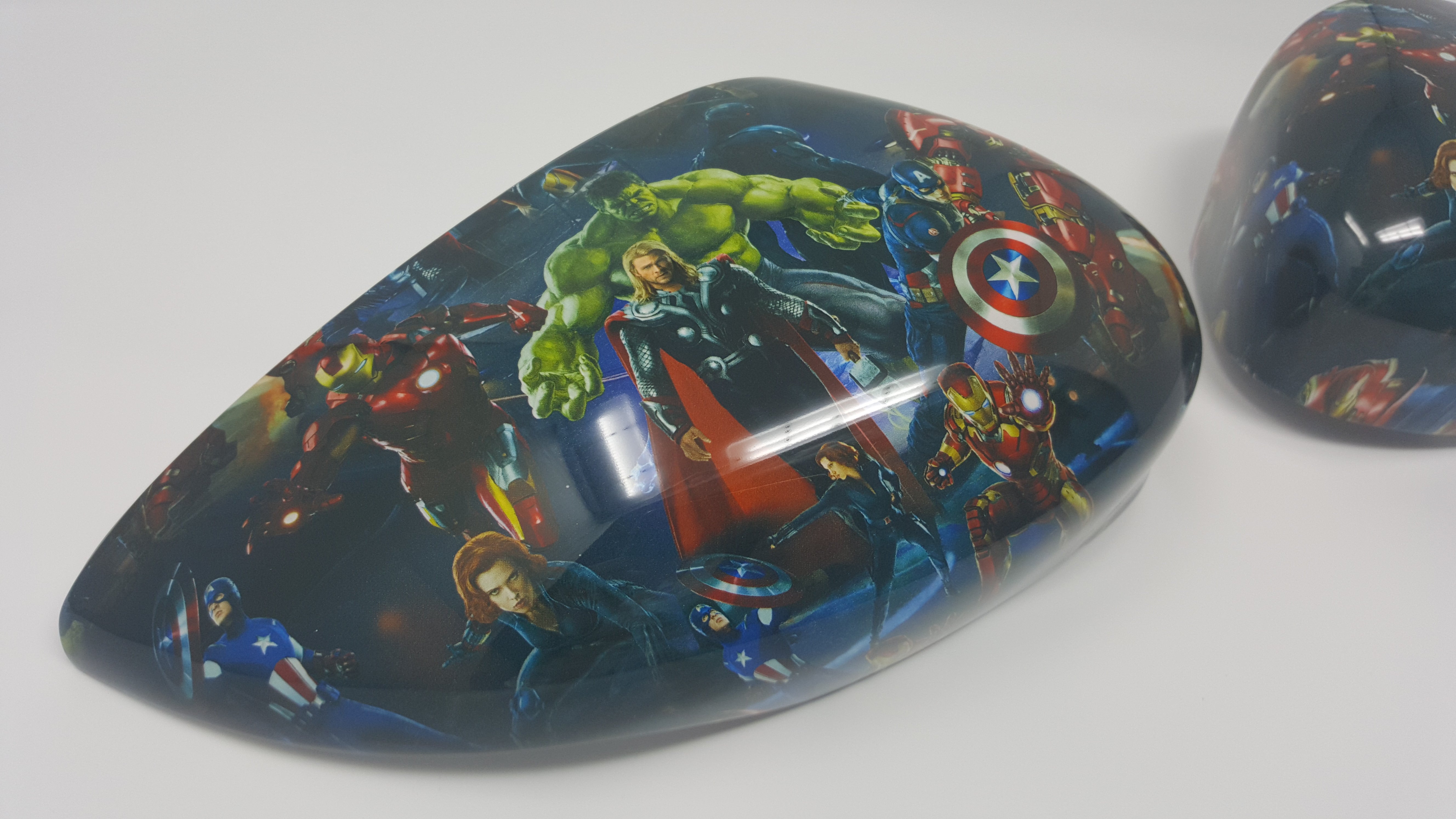 Mirror Caps (Pair) - Ford Fiesta Mk7/7.5 - Hydrodipped - Avengers Design