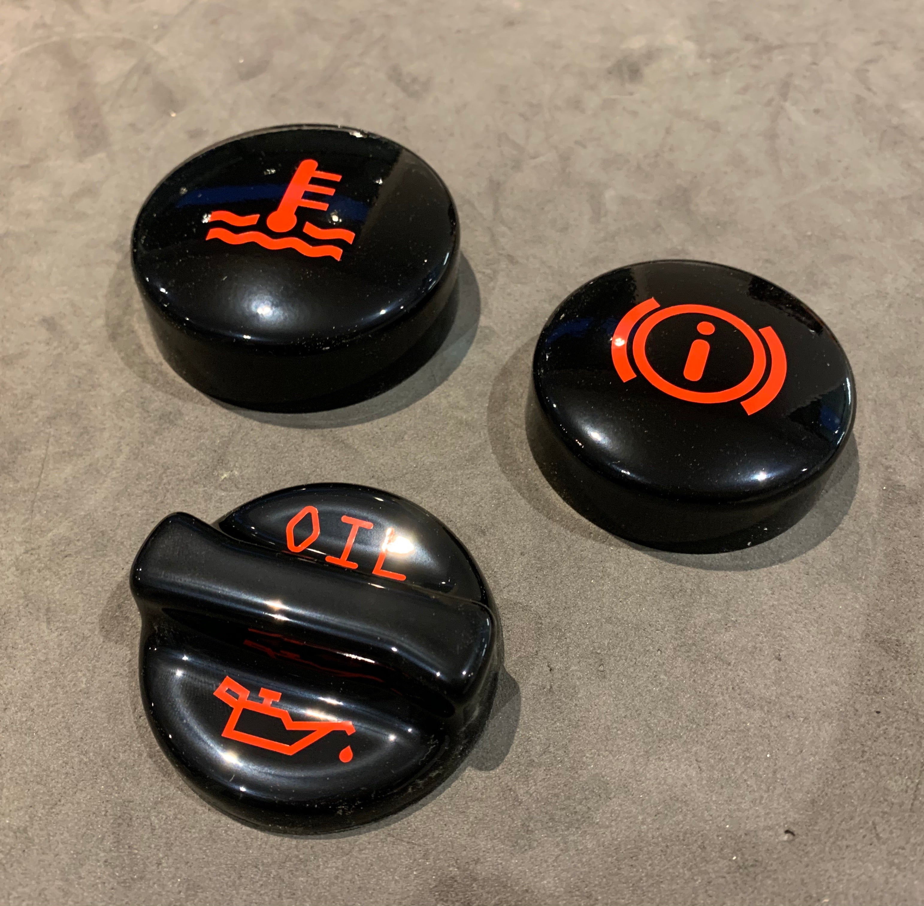 Proform Custom Cap Vinyl Sticker Set - Red