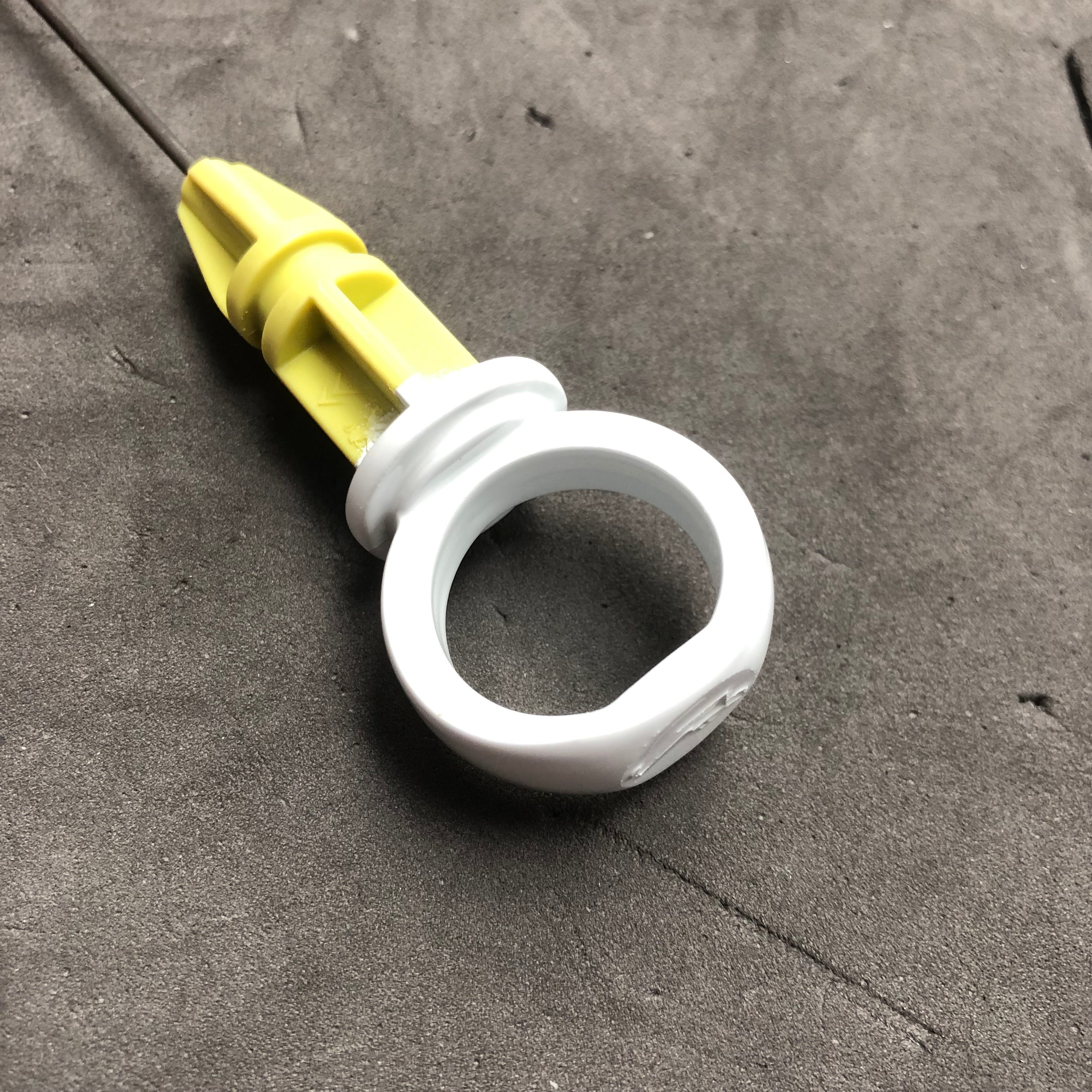 Genuine Ford Oil Dipstick - Focus Mk3.5 ST / Mk2 Kuga 2.0 Diesel Variants - Painted Frozen White