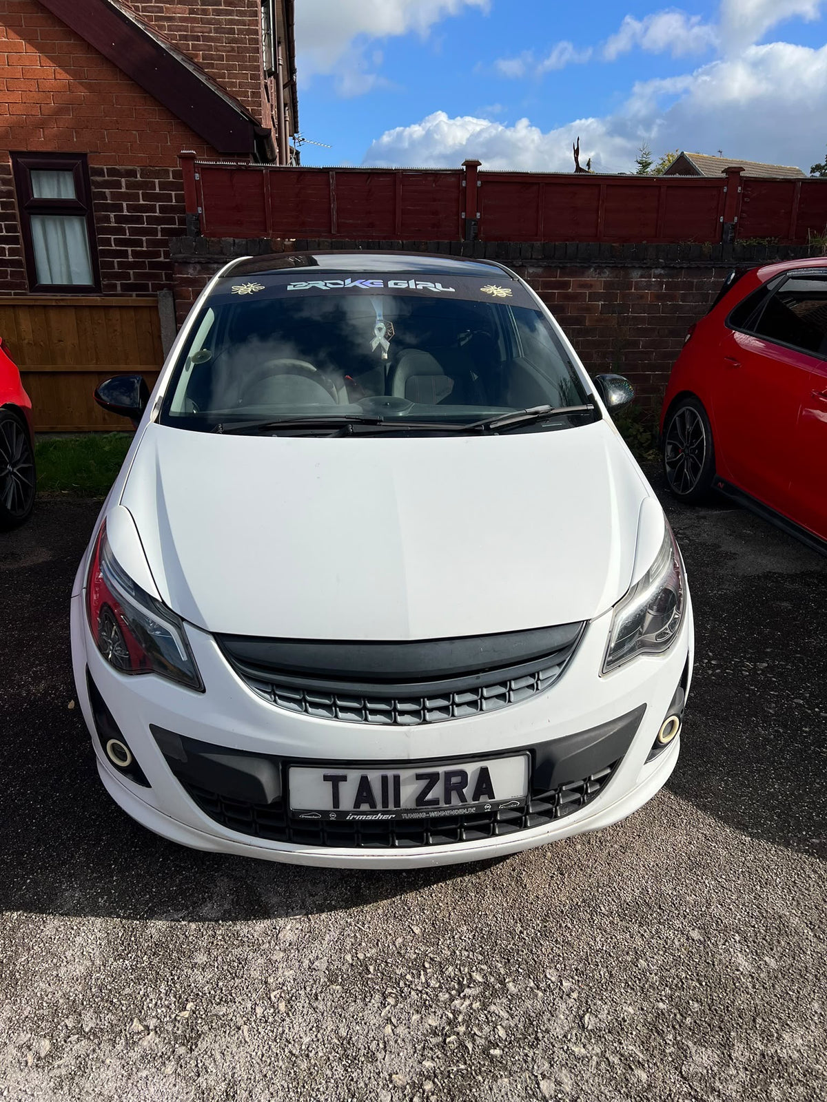 CMS Headlight Eyebrows - Vauxhall / Opel Corsa D inc VXR (Painted Finishes)