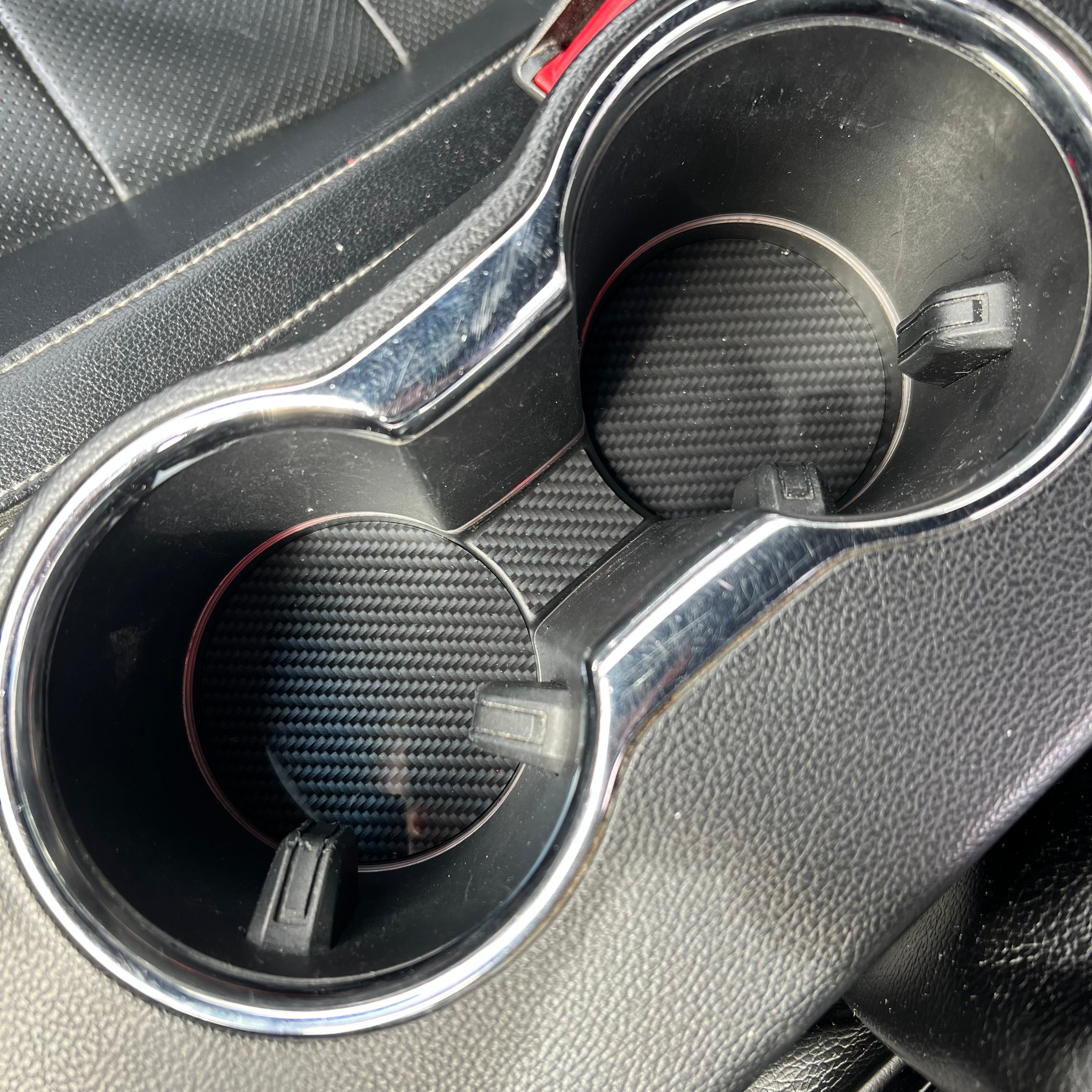 Mustang (6th Generation) Cup Holder Insert Set