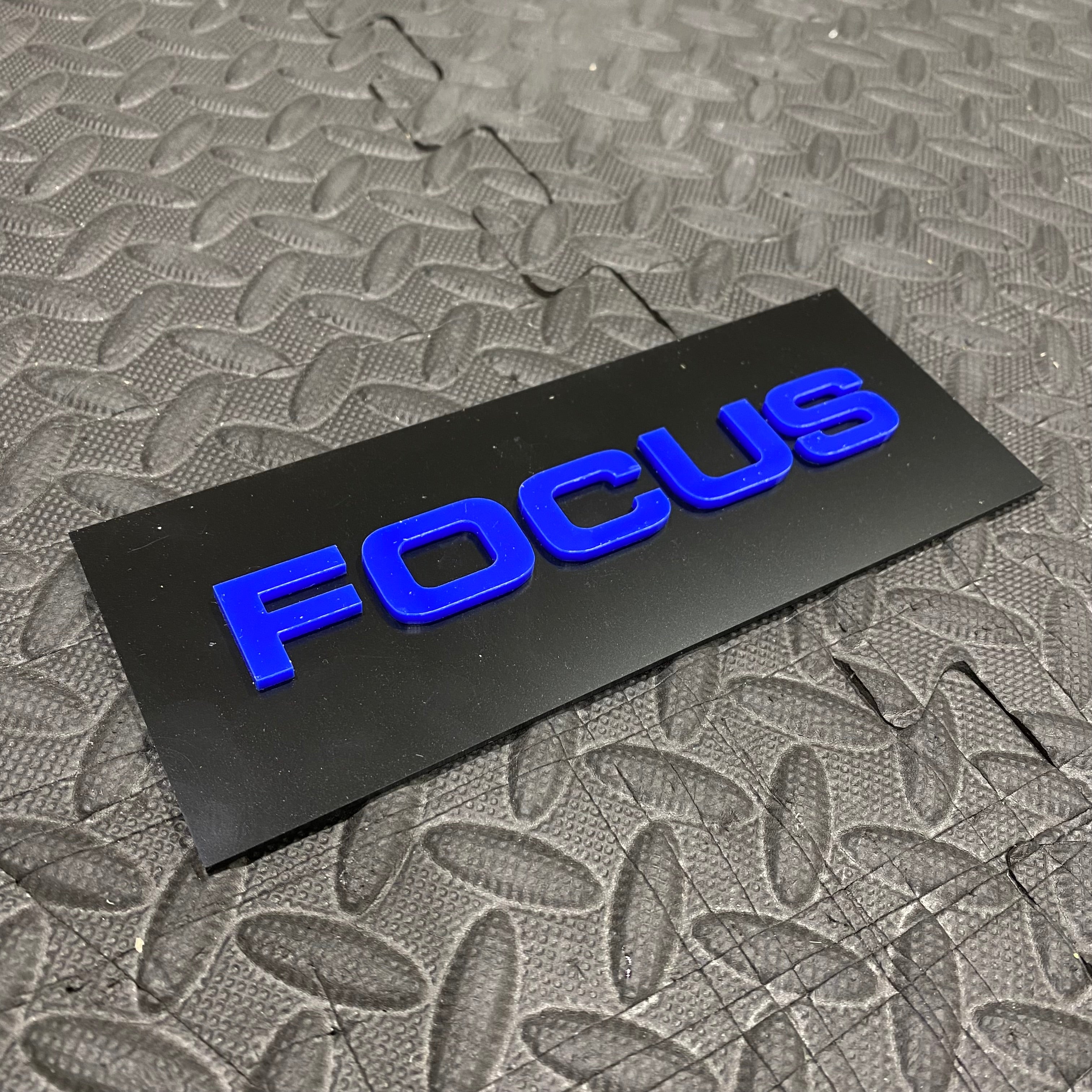 Focus 4D Acrylic Tailgate Badges