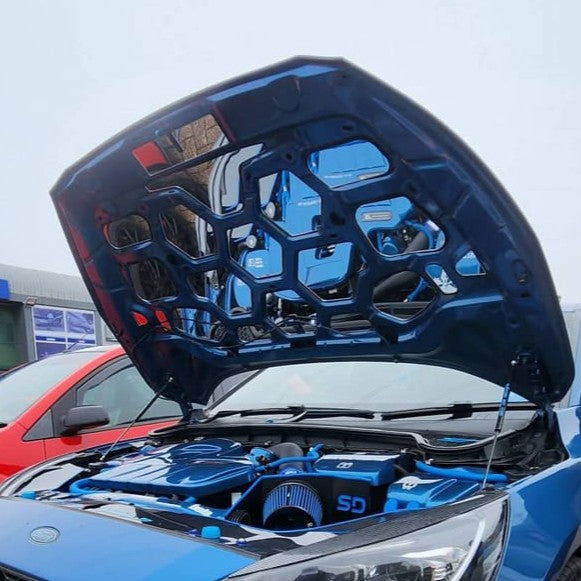 Proform Under Bonnet Panels / Plates - Mk4 Focus - Silver Chrome Plastic