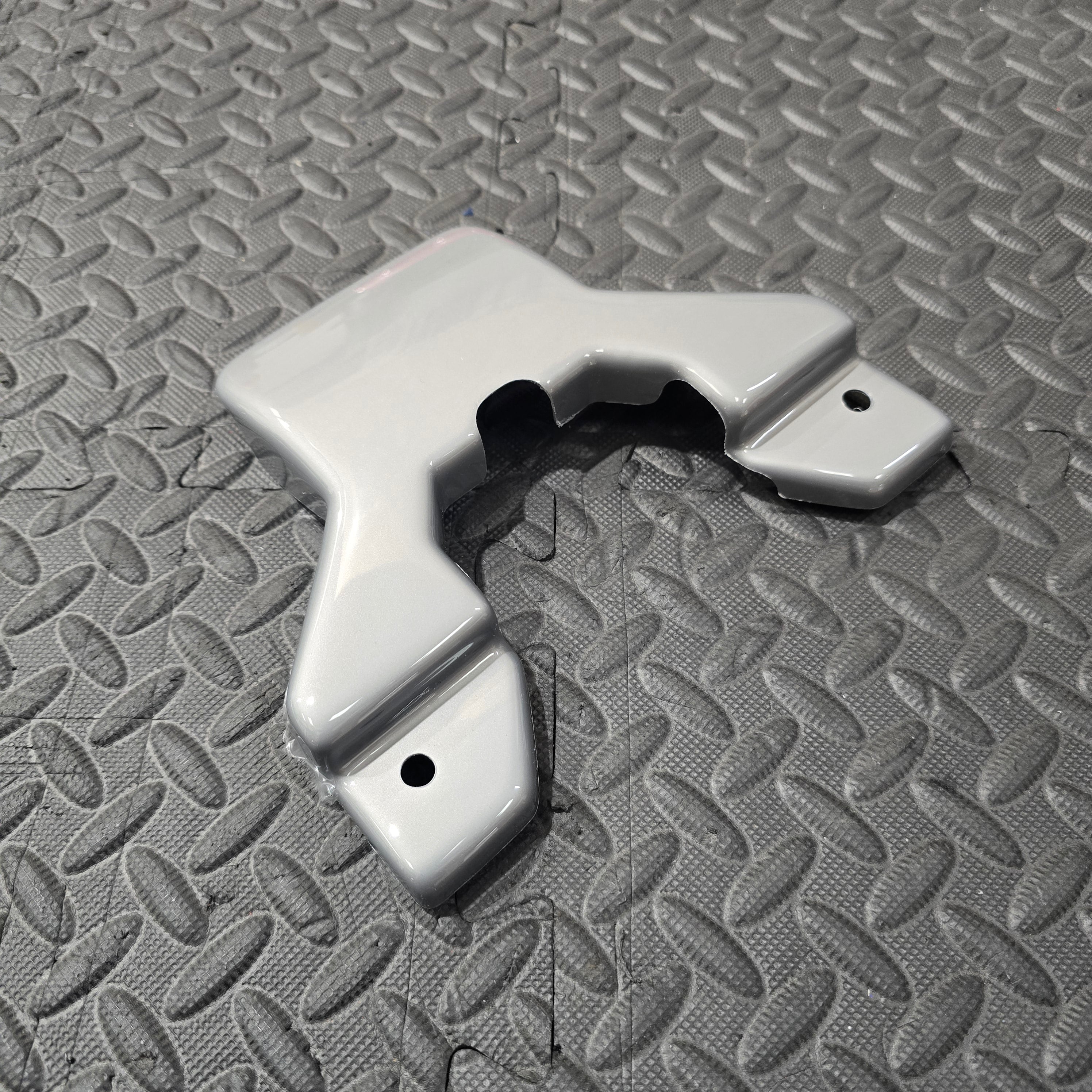 Proform Bonnet Catch Plate Cover - MK7.5 Fiesta - Gloss Grey Plastic
