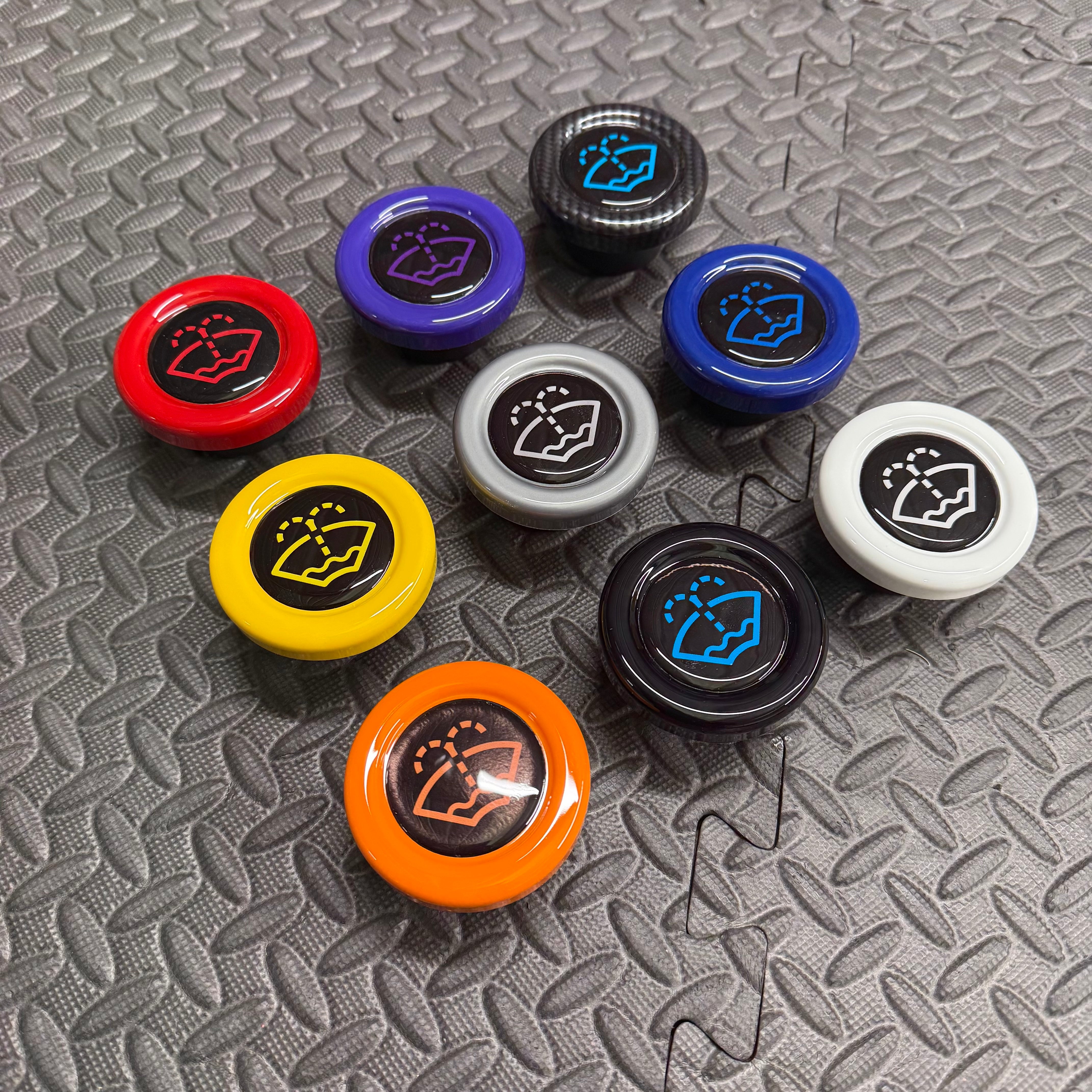 Proform Washer Bottle Bung - Multiple Ford Models - Various Colours with Coloured Screenwash Logo Details