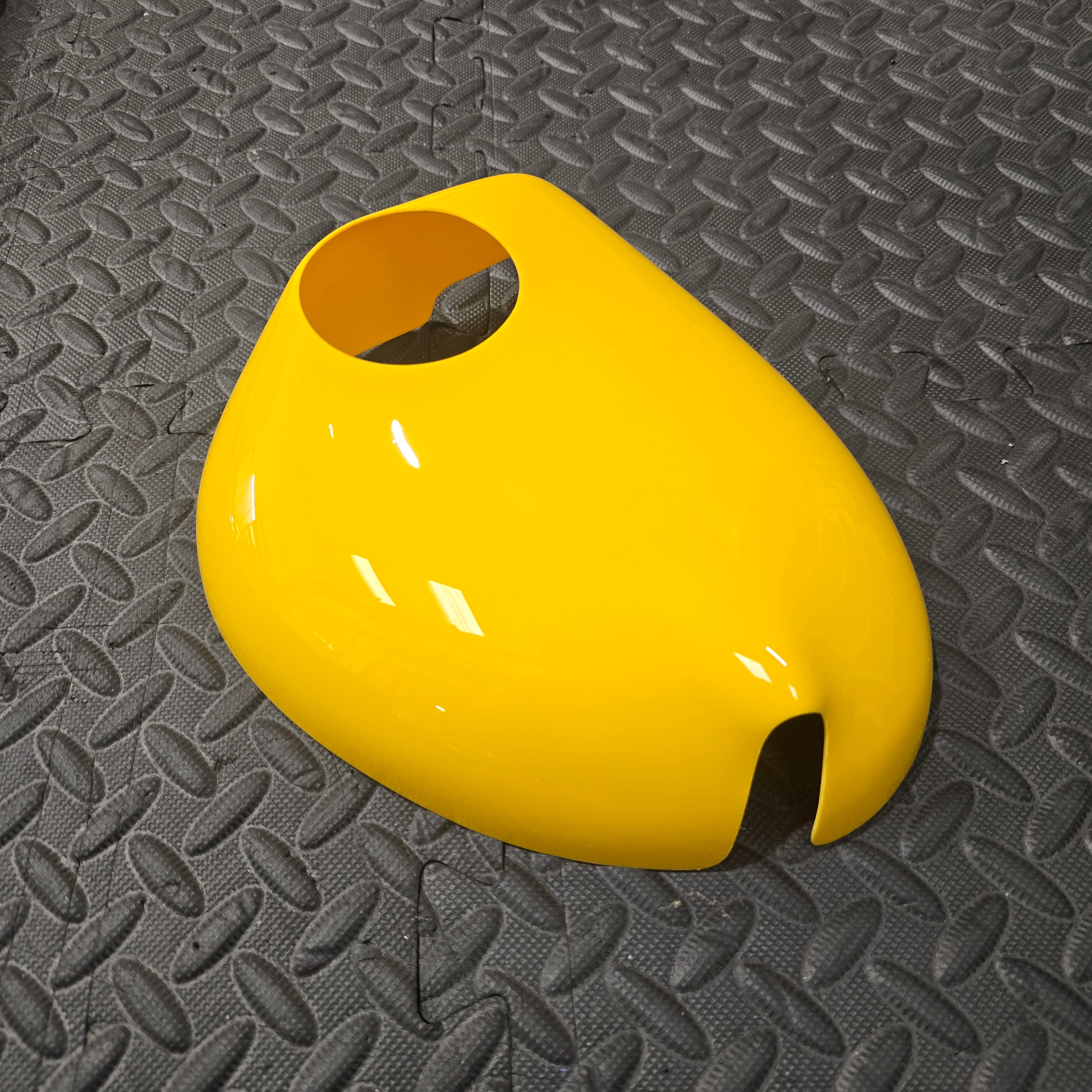 Proform Mk8/8.5 Ford Fiesta Coolant Tank Cover - Gloss Yellow Plastic