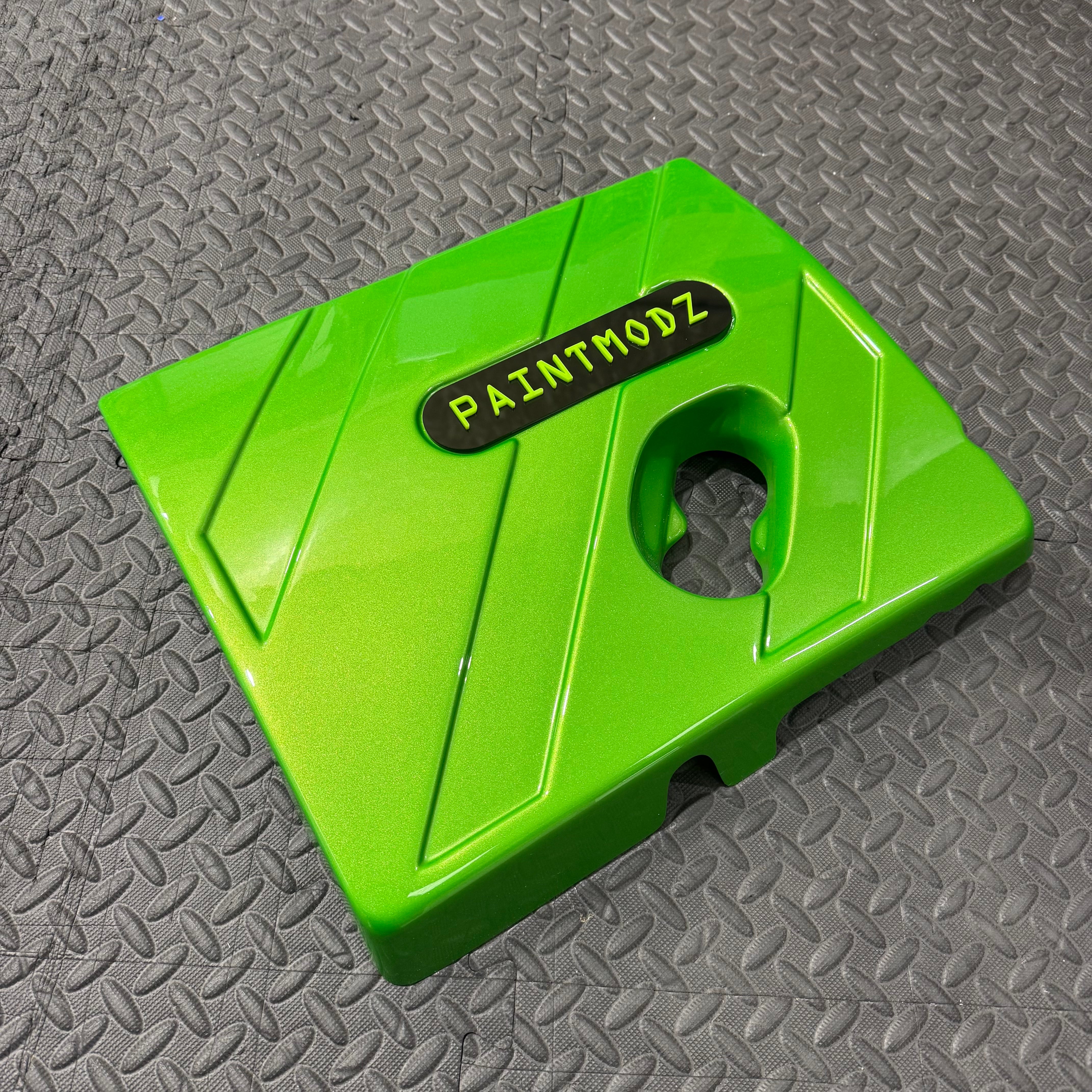 Proform Engine Cover - MK8/8.5 Fiesta ST / Mk2 Puma ST - Painted Mean Green With Green/Gloss Black Badge Plate