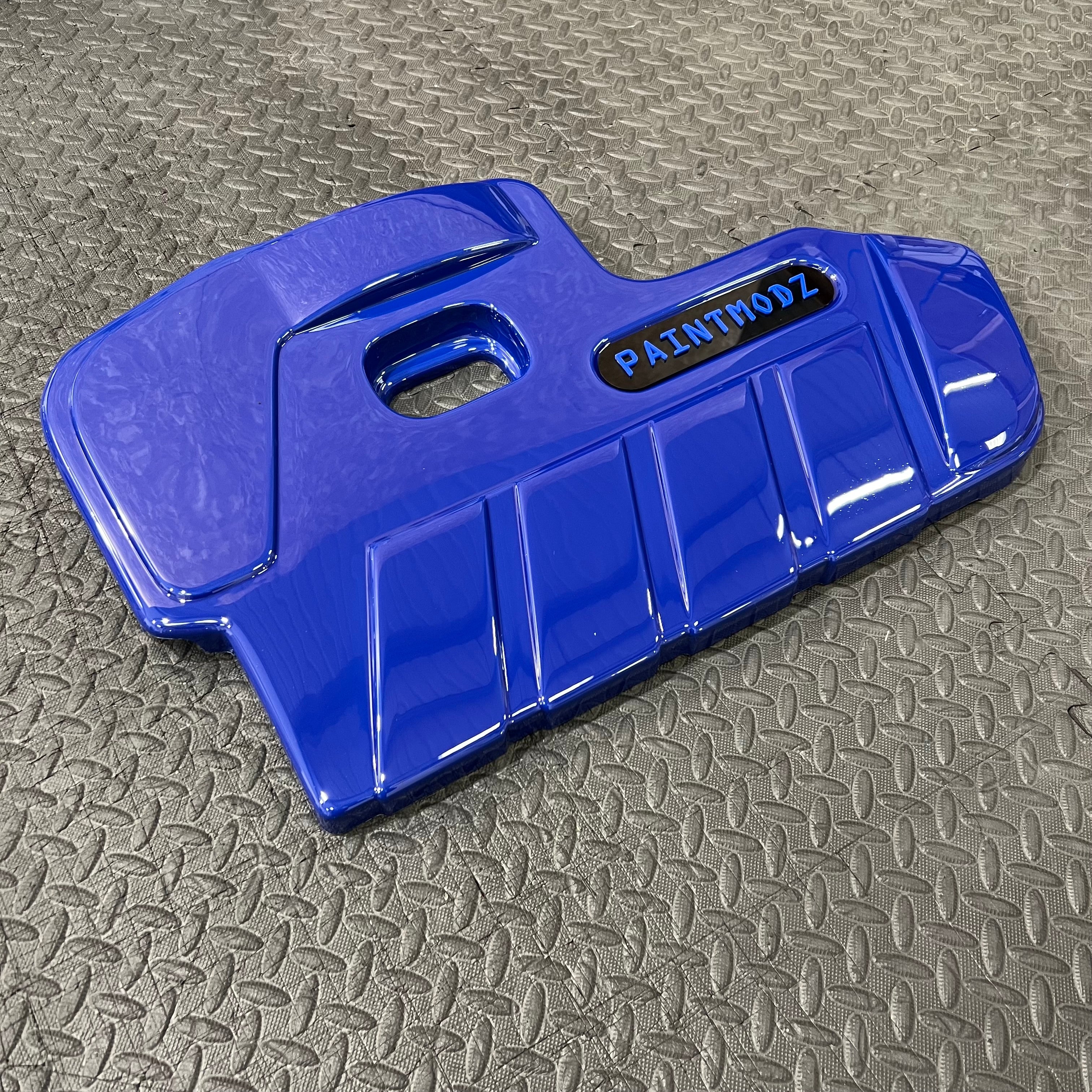 Proform Engine Cover - MK4/4.5 Focus ST Petrol - Gloss Blue Plastic - Medium Blue/Gloss Black Badge