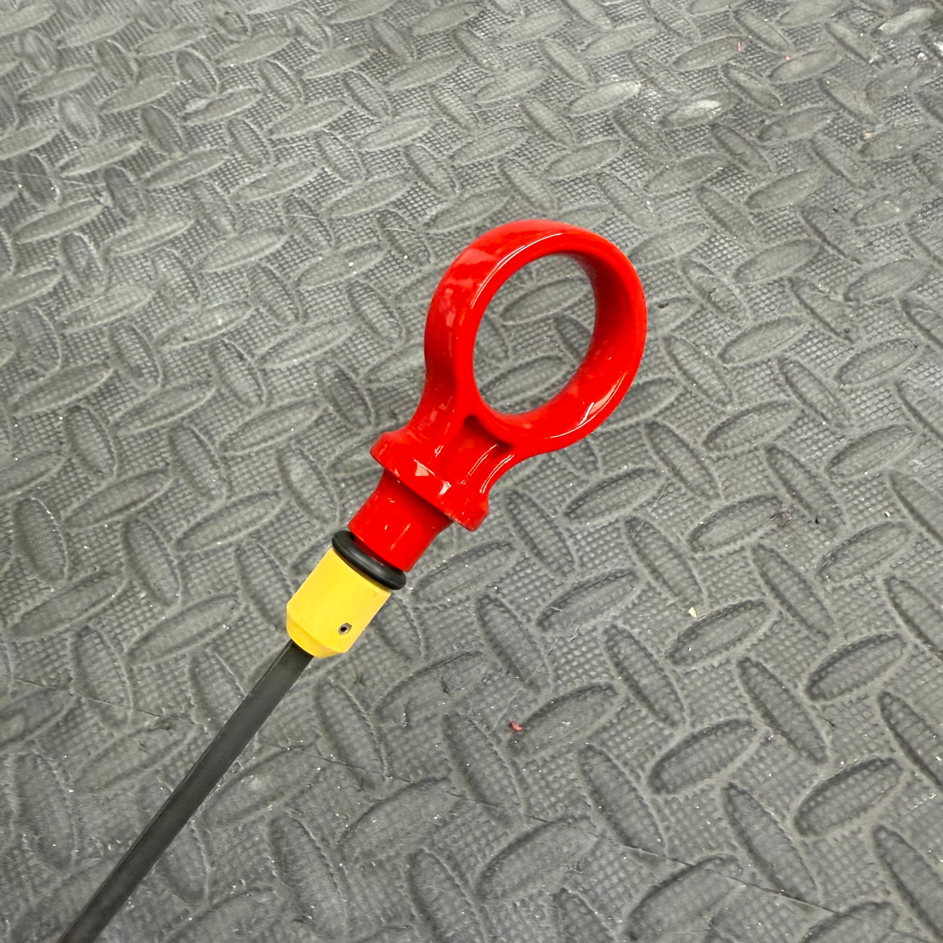 Genuine Ford Dipstick - Mk4/4.5 Focus ST Petrol - Painted Race Red