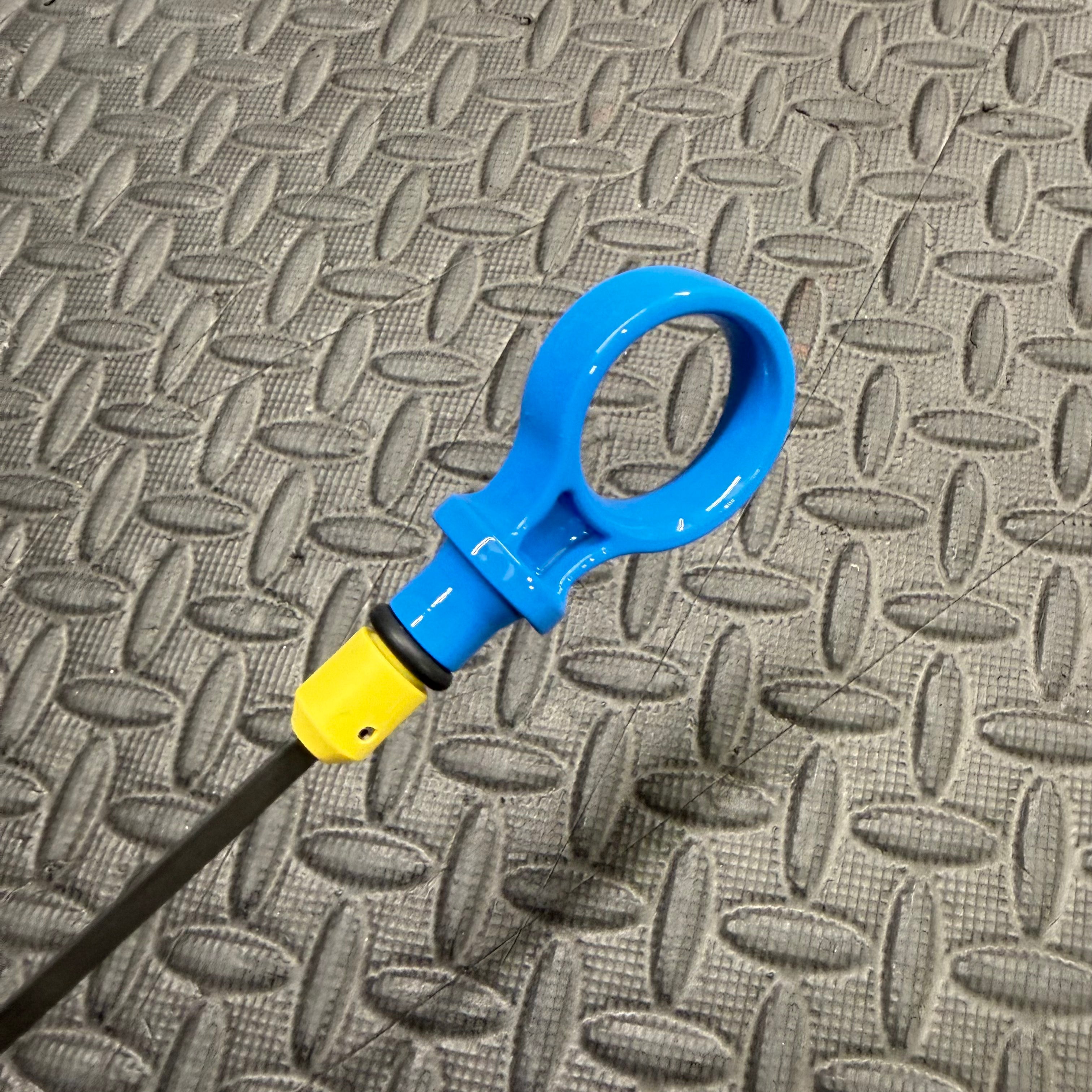 Genuine Ford Dipstick - Mk4/4.5 Focus ST Petrol - Painted Azure Blue