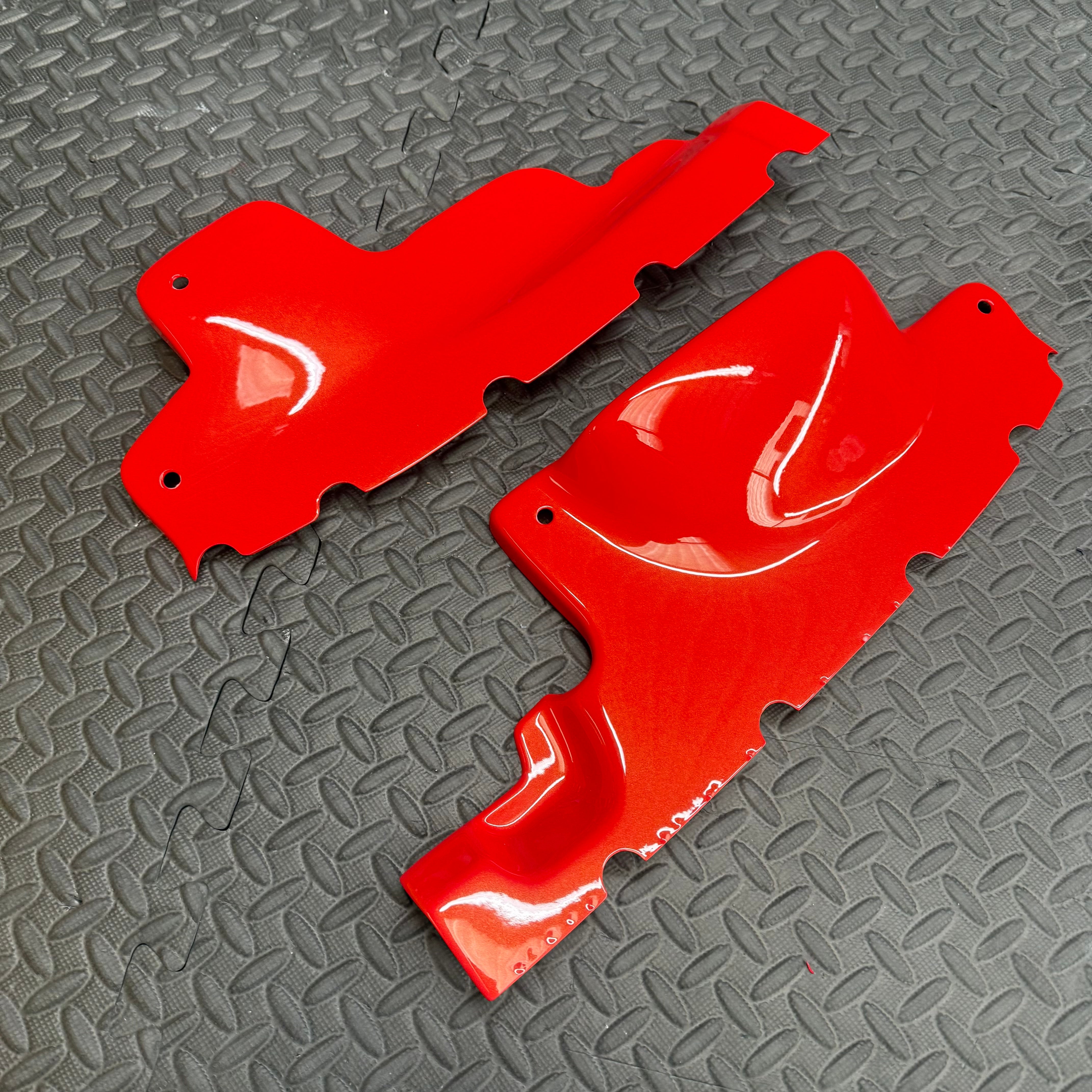 Proform Engine Bay Slam Panel Covers - MK7.5 Fiesta - Paitned Molten Orange