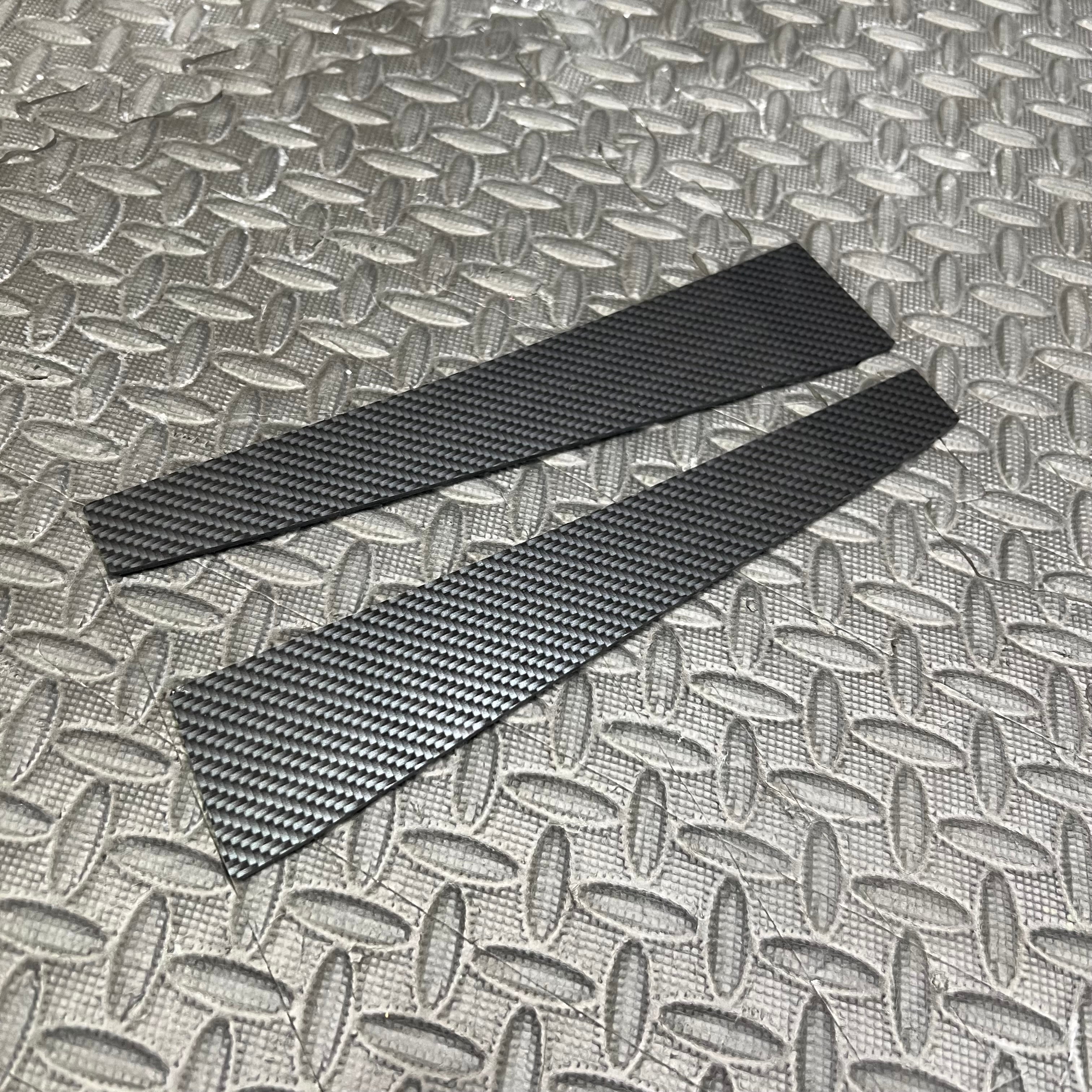 Mk8/8.5 Fiesta Front Door Pocket Insert Plates - Deluxe Carbon Fibre Effect 