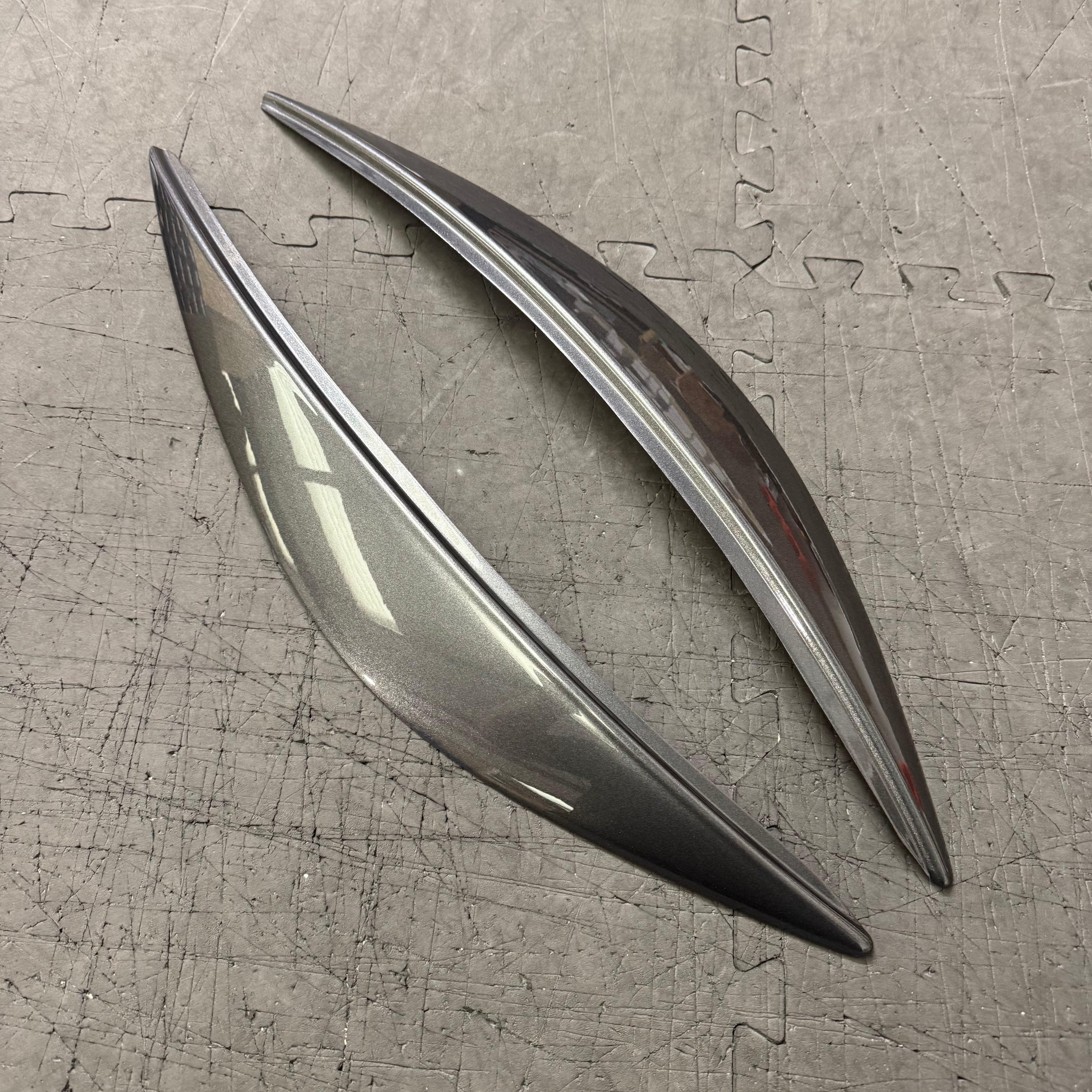 CMS Headlight Eyebrows - Mk3.5 Focus - Painted Magnetic Grey