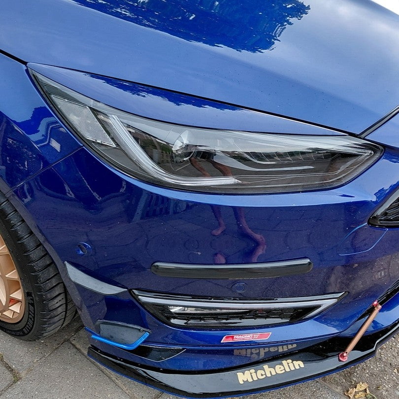 CMS Headlight Eyebrows - Mk3.5 Focus - Painted Deep Impact Blue