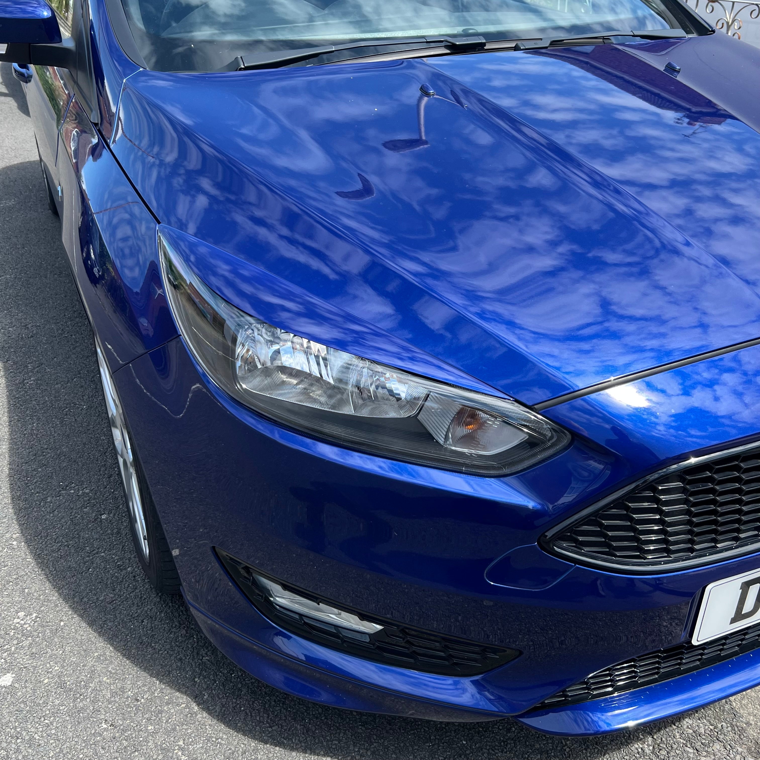CMS Headlight Eyebrows - Mk3.5 Focus - Painted Deep Impact Blue