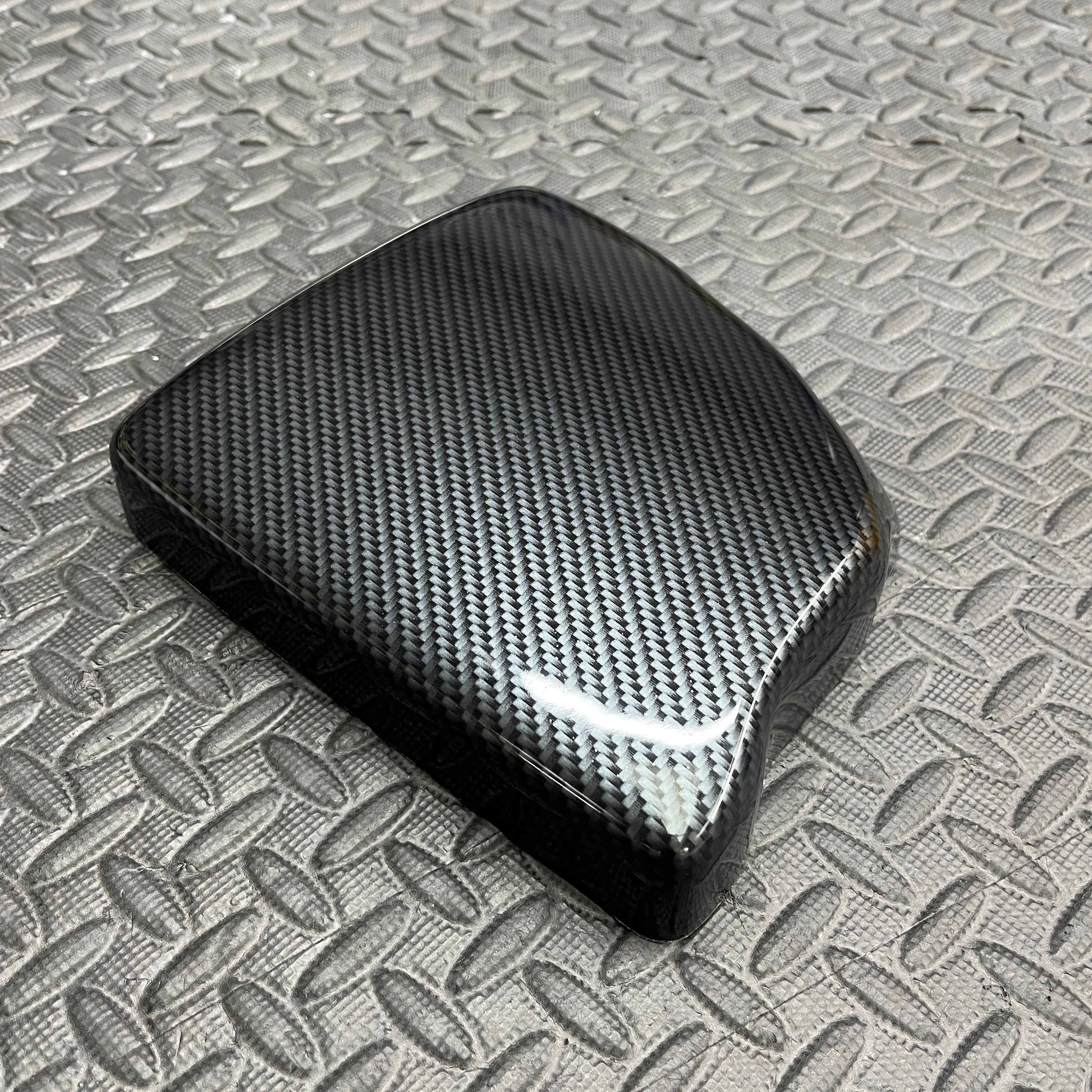 Proform Mk7/7.5 Ford Fiesta Fuse Box Cover - Deluxe Carbon Fibre Effect Plastic