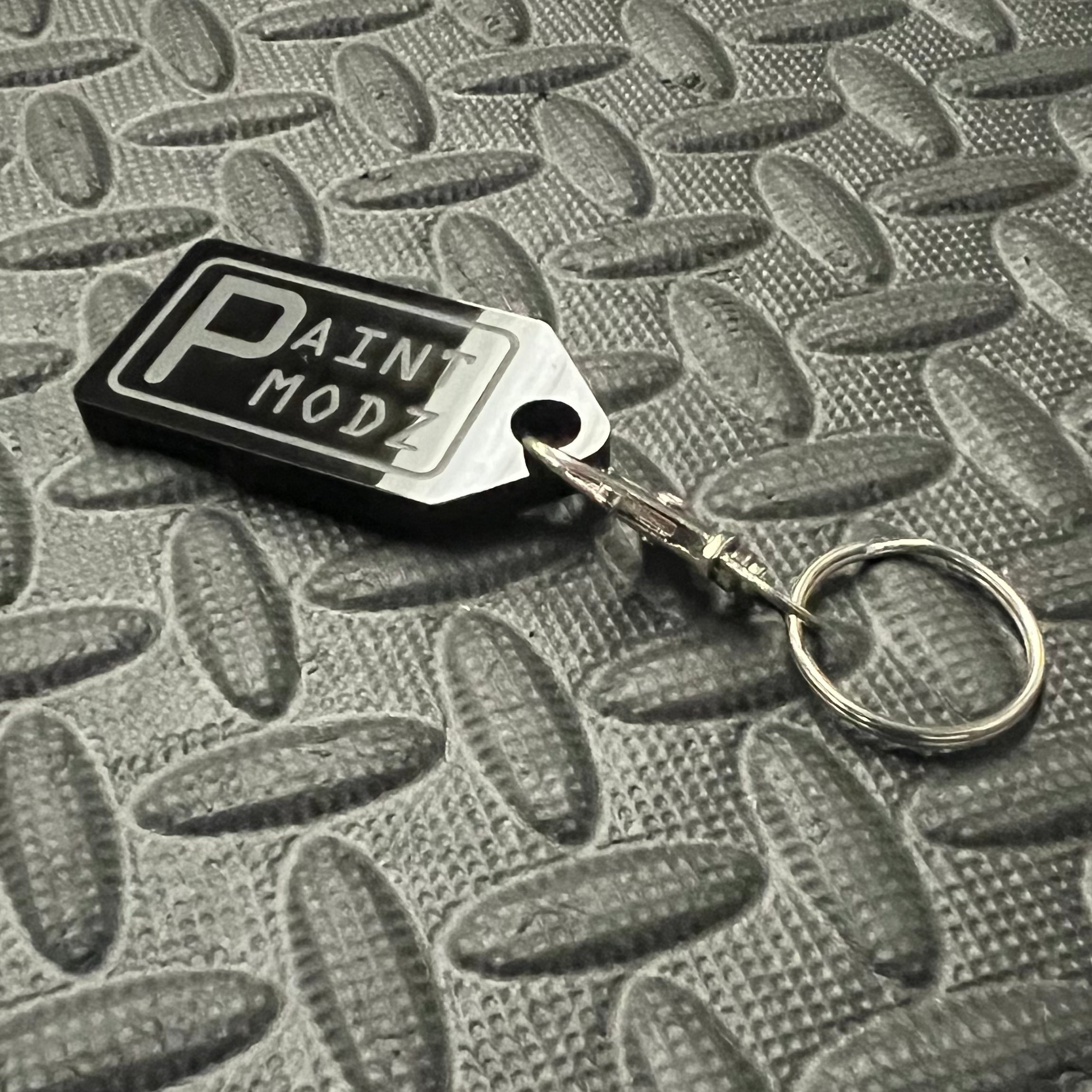 Paintmodz Laser Engraved Keyring
