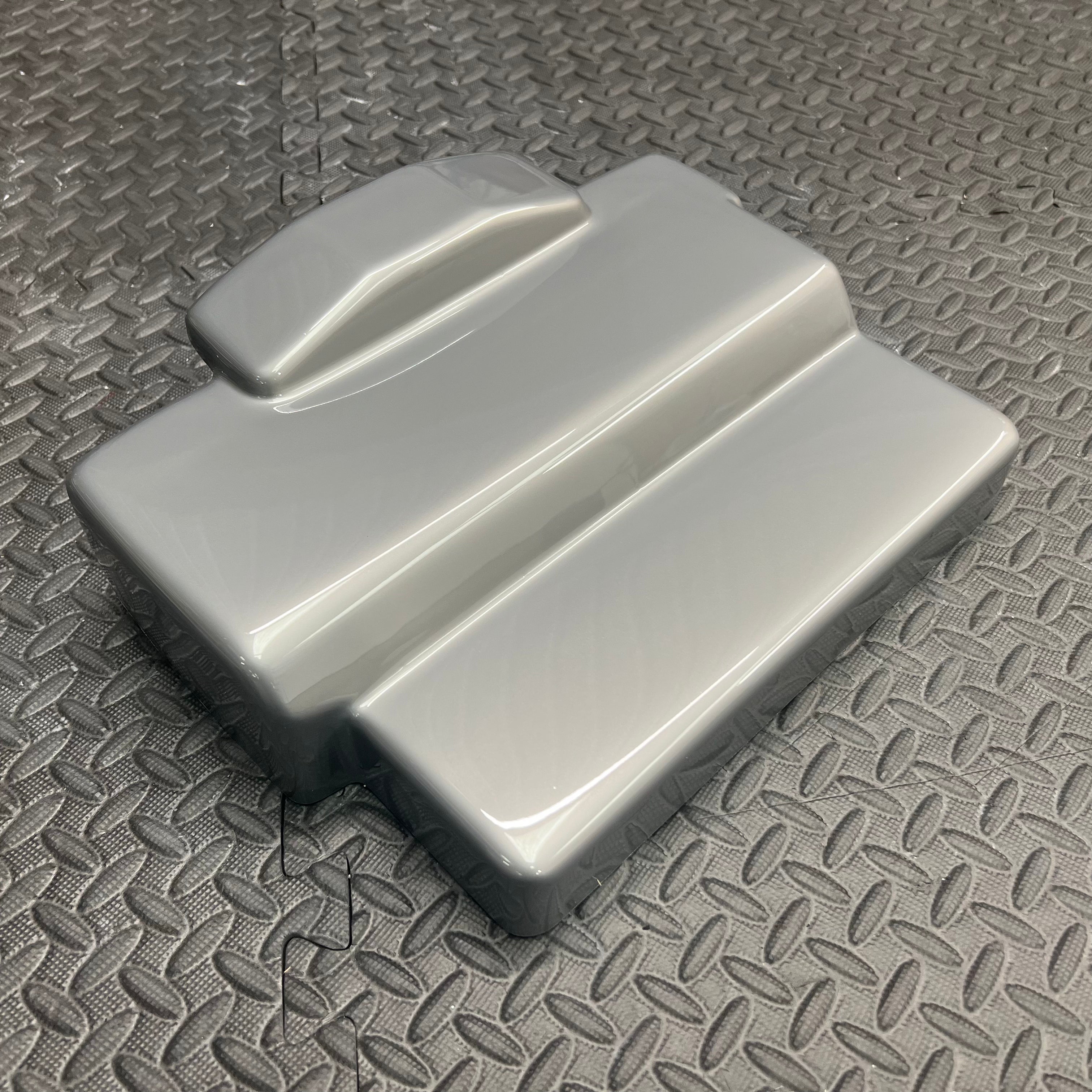 Proform Battery Cover (Plastic Finishes) - Fits Hyundai i30 / Kona N / Veloster N - Gloss Grey Plastic