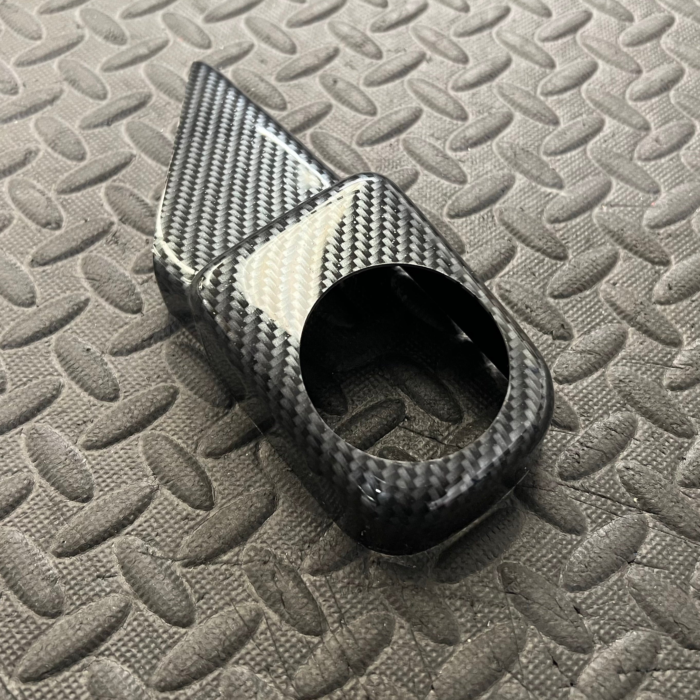 Proform Brake Reservoir Cover (Plastic Finishes) - Fits Hyundai i30 / Kona N - Right Hand Drive - Deluxe Carbon Fibre Effect