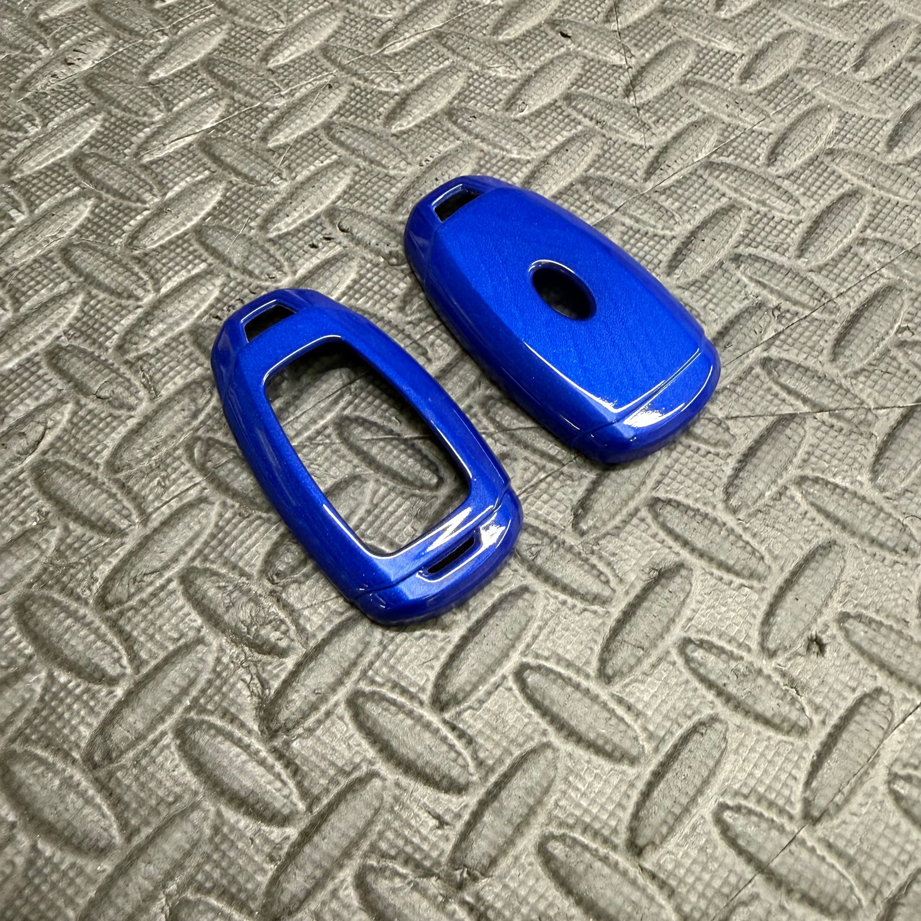 Key Cover - Fits Hyundai i20N i30N Kona N - Painted Intense Blue Pearl
