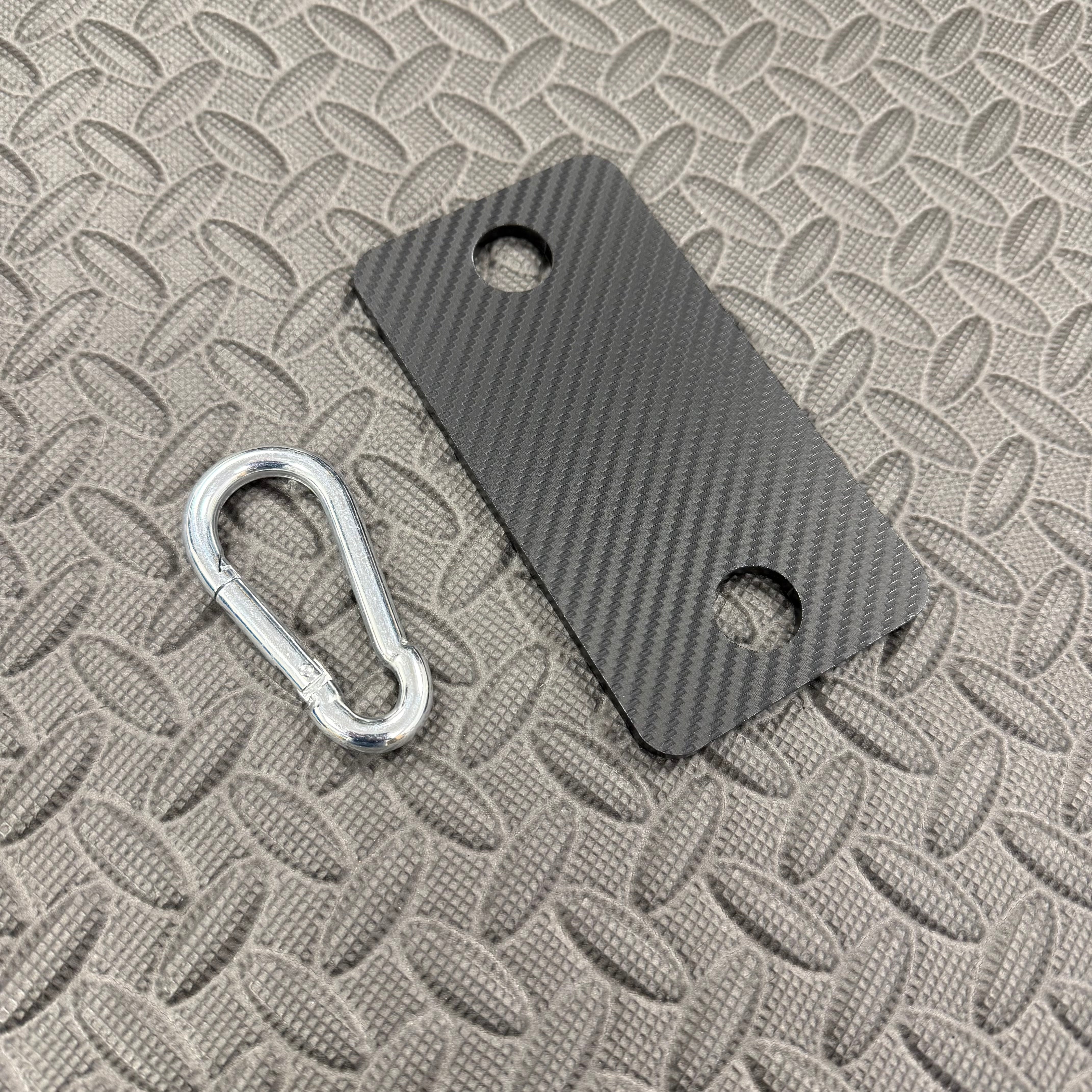 Proform Universal Bonnet Prop Extension Piece, 5mm Carbon Acrylic, Medium (80x150mm)