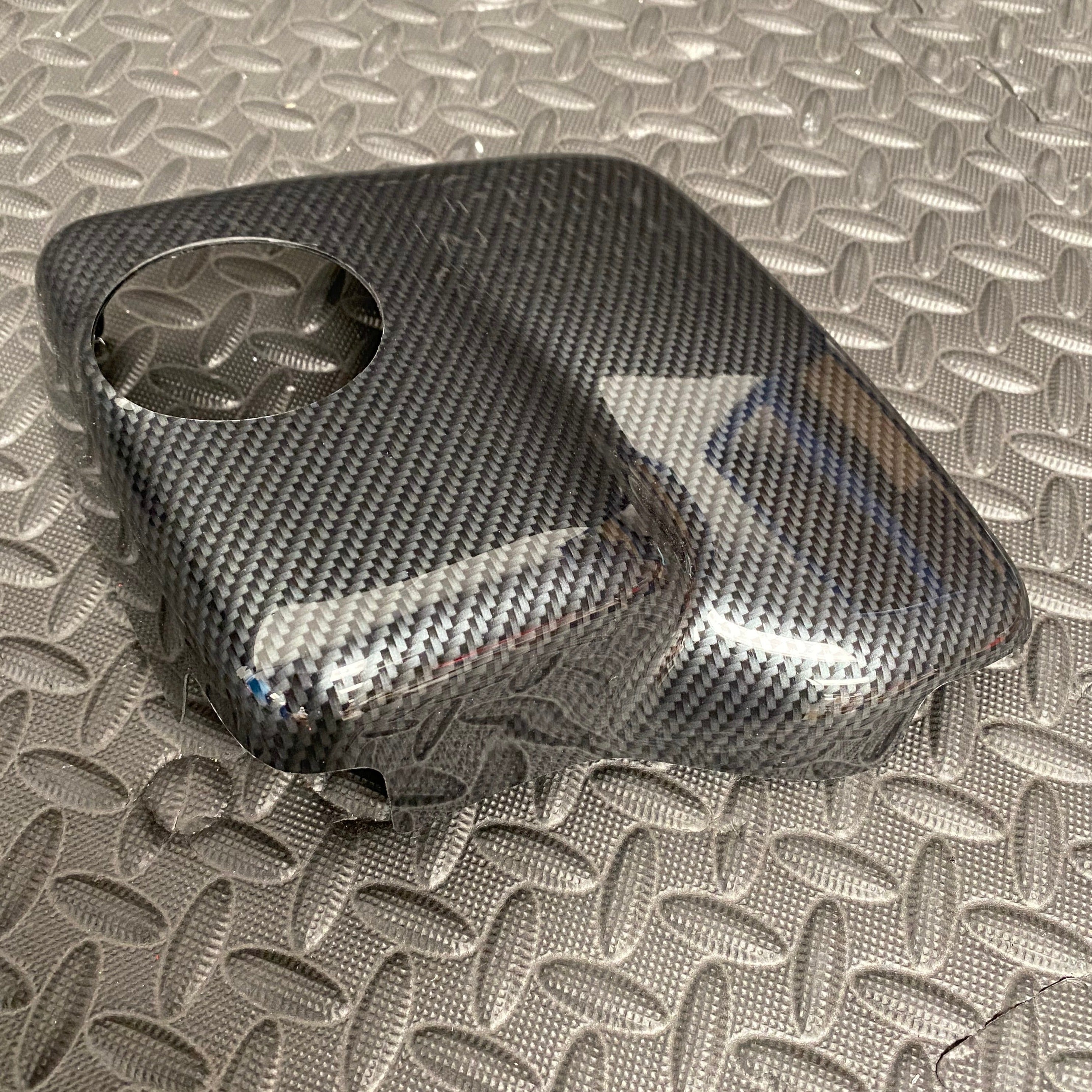 Proform Screenwash Tank Cover - Mazda MX5/Miata Mk3/3.5/NC - Deluxe Carbon Fibre Effect Plastic