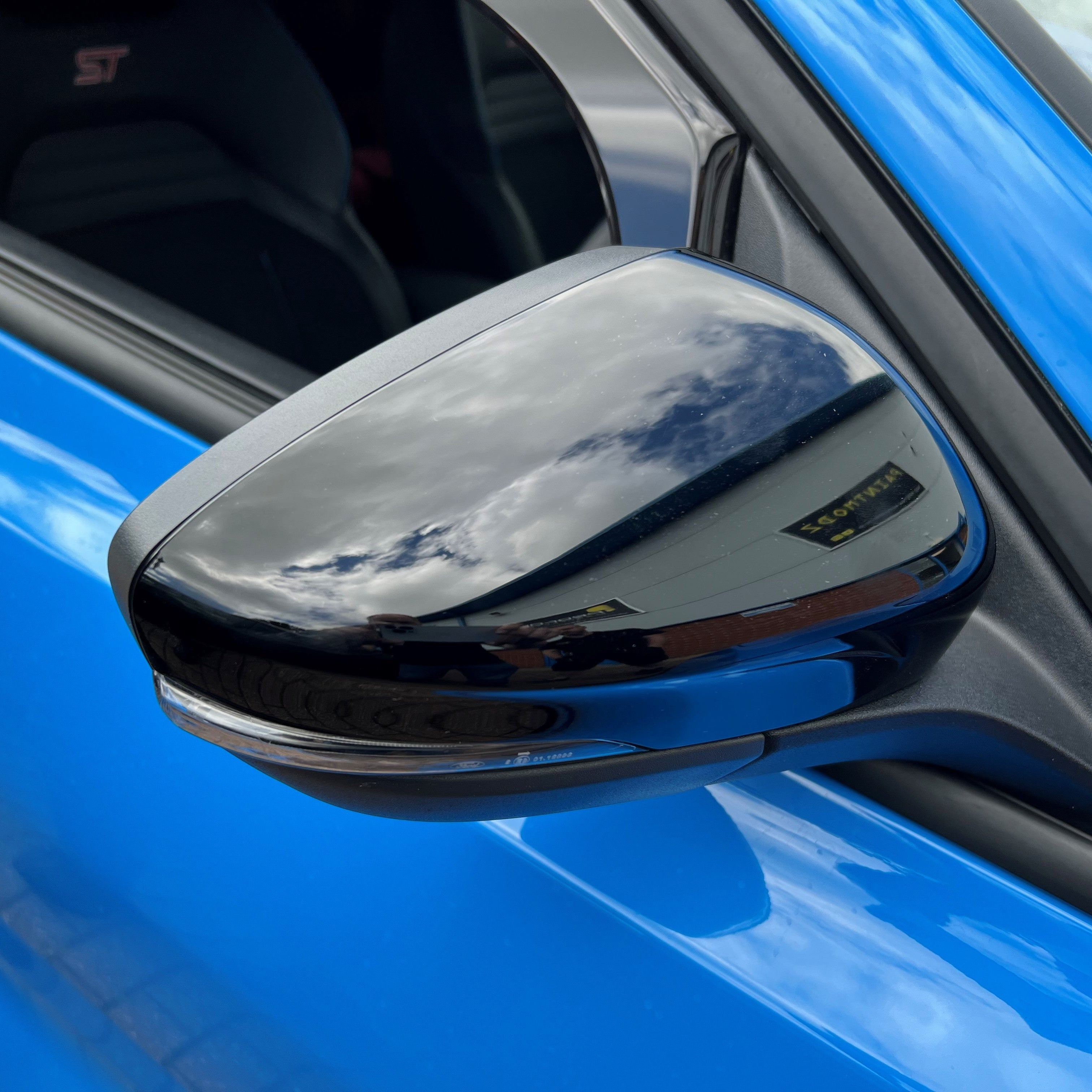 Mirror Caps - MK4/4.5 Focus - Painted Gloss Black