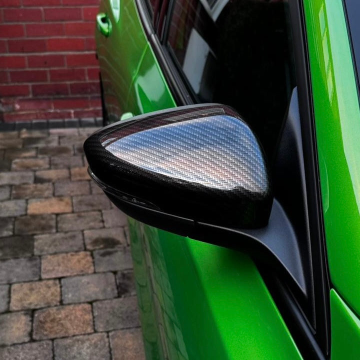 Mirror Caps - MK4/4.5 Focus - Hydrodipped Carbon Fibre Effect